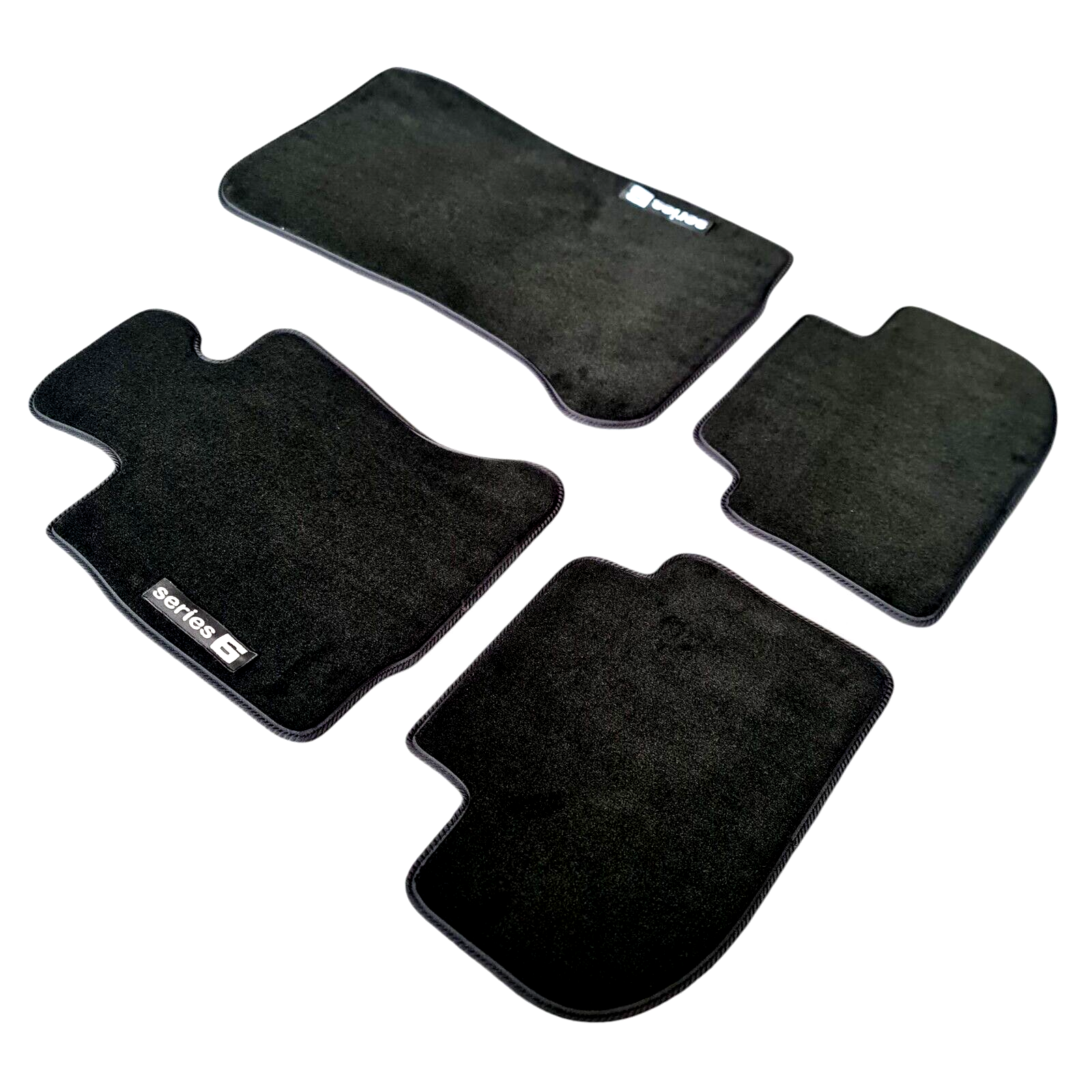 Car Floor Mats Velour For BMW 6 M6 F06 Waterproof Black Carpet Rugs Auto Liners