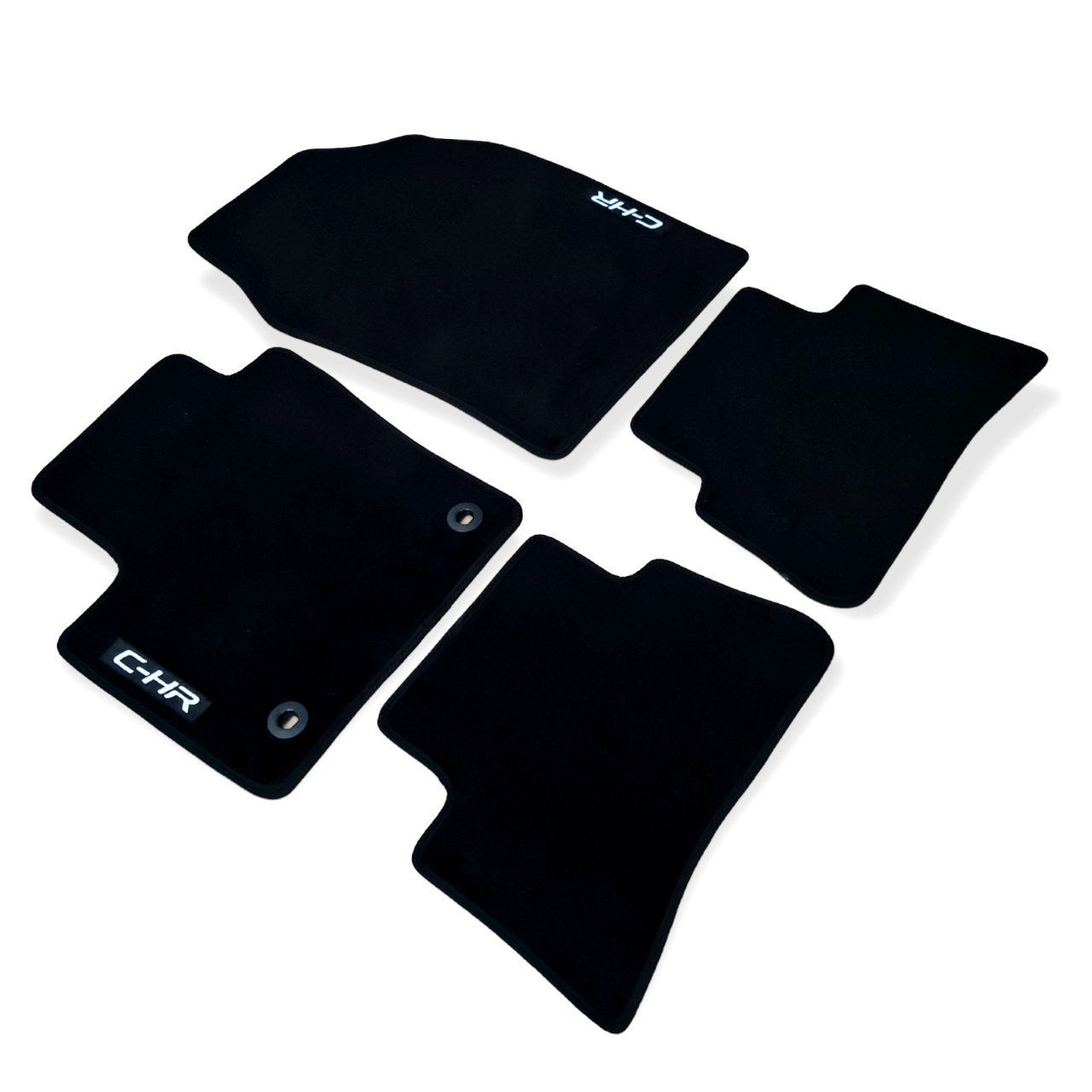 Car Floor Mats For Toyota C-HR Velour Waterproof Black Rugs Carpet Auto Liners