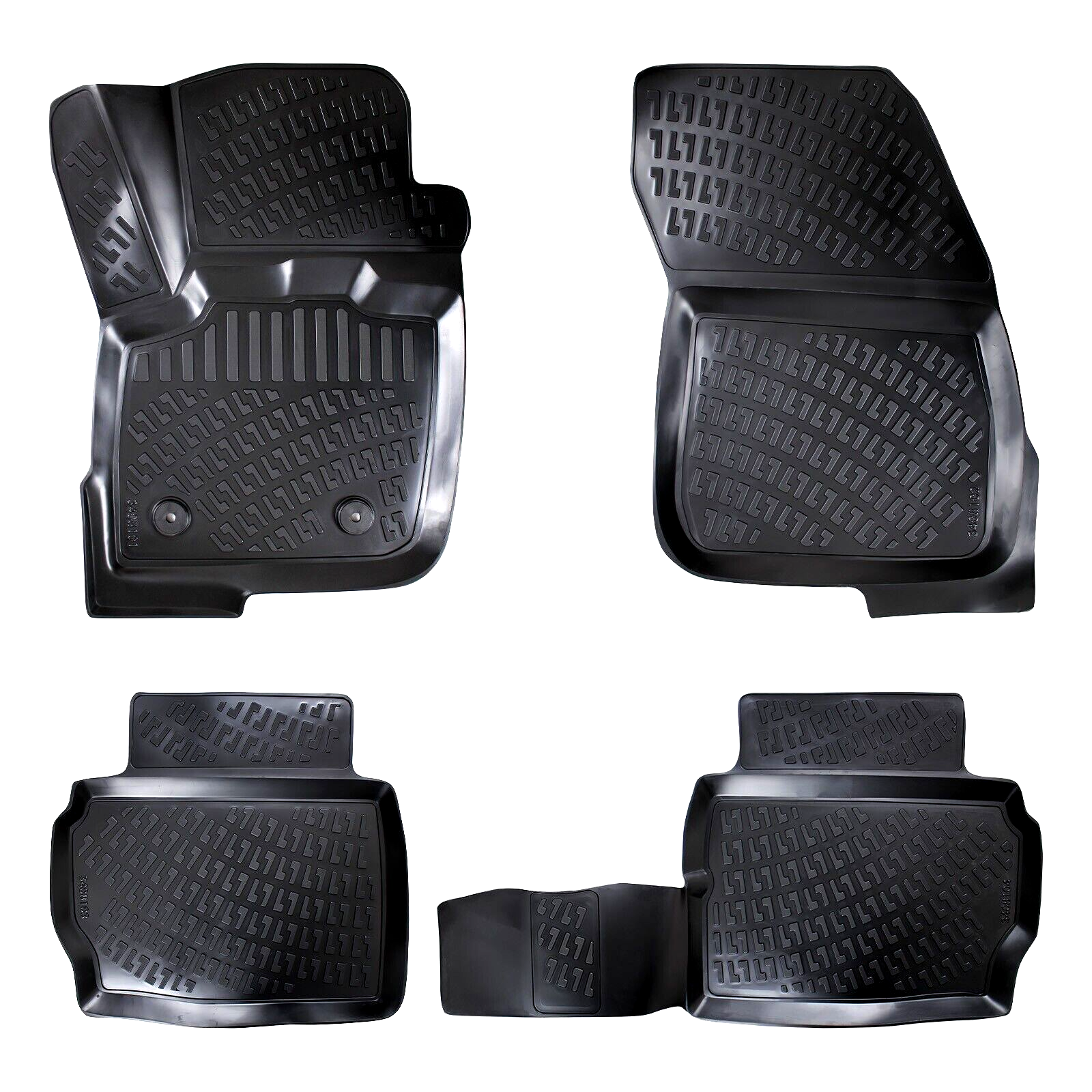 Car Floor Mats Liners For Ford Mondeo 2014-2024 All Season Heavy Duty Auto Rugs