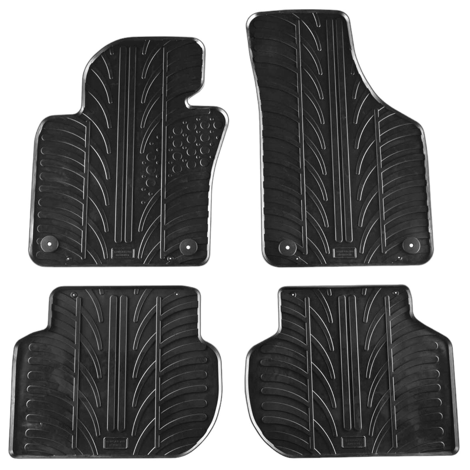 Rubber Car Floor Mats For VW Jetta All Weather Heavy Duty Rugs Auto Liners New