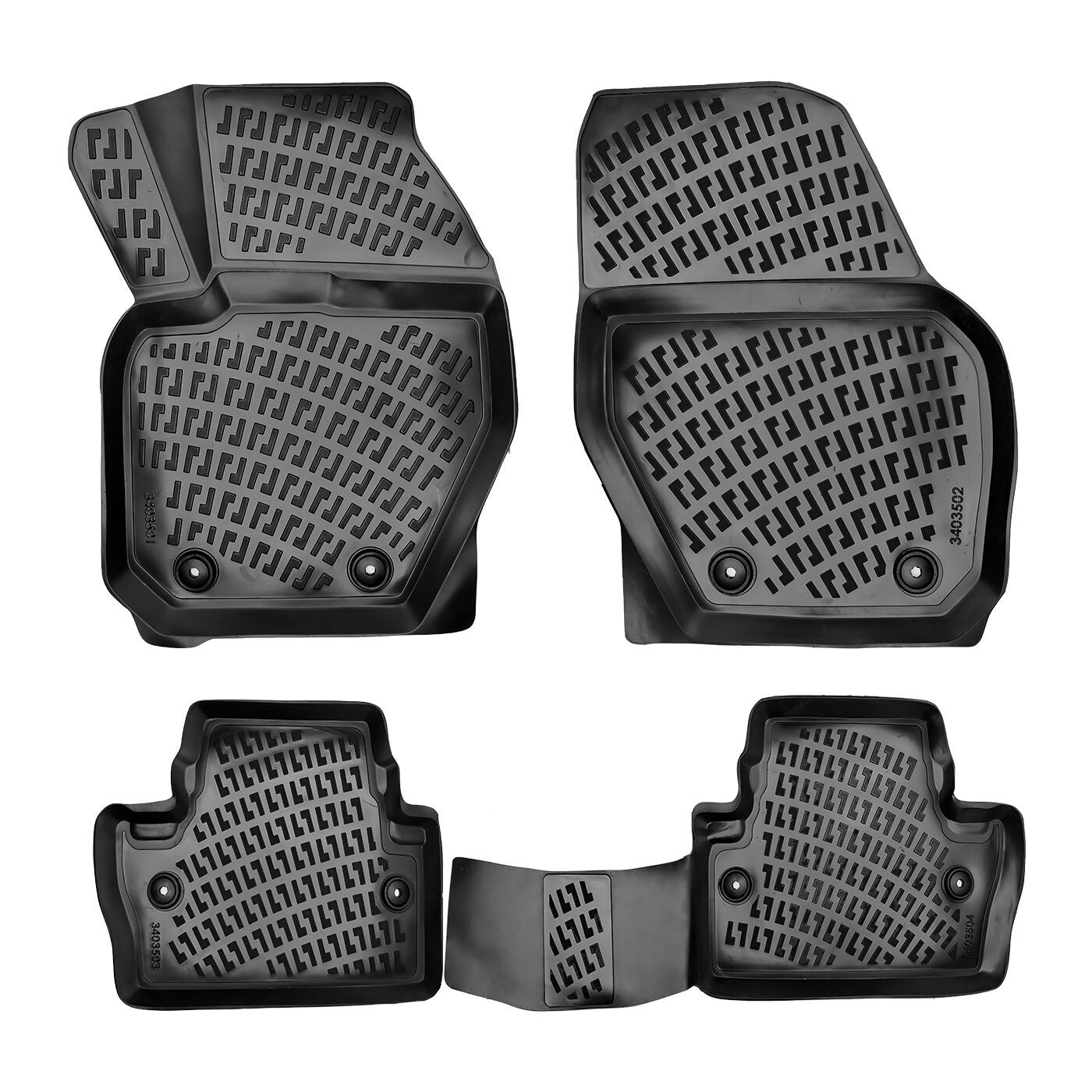 Floor Mats Liners For Volvo S60 2010-2014 All Weather Heavy Duty 3D Car Rugs New