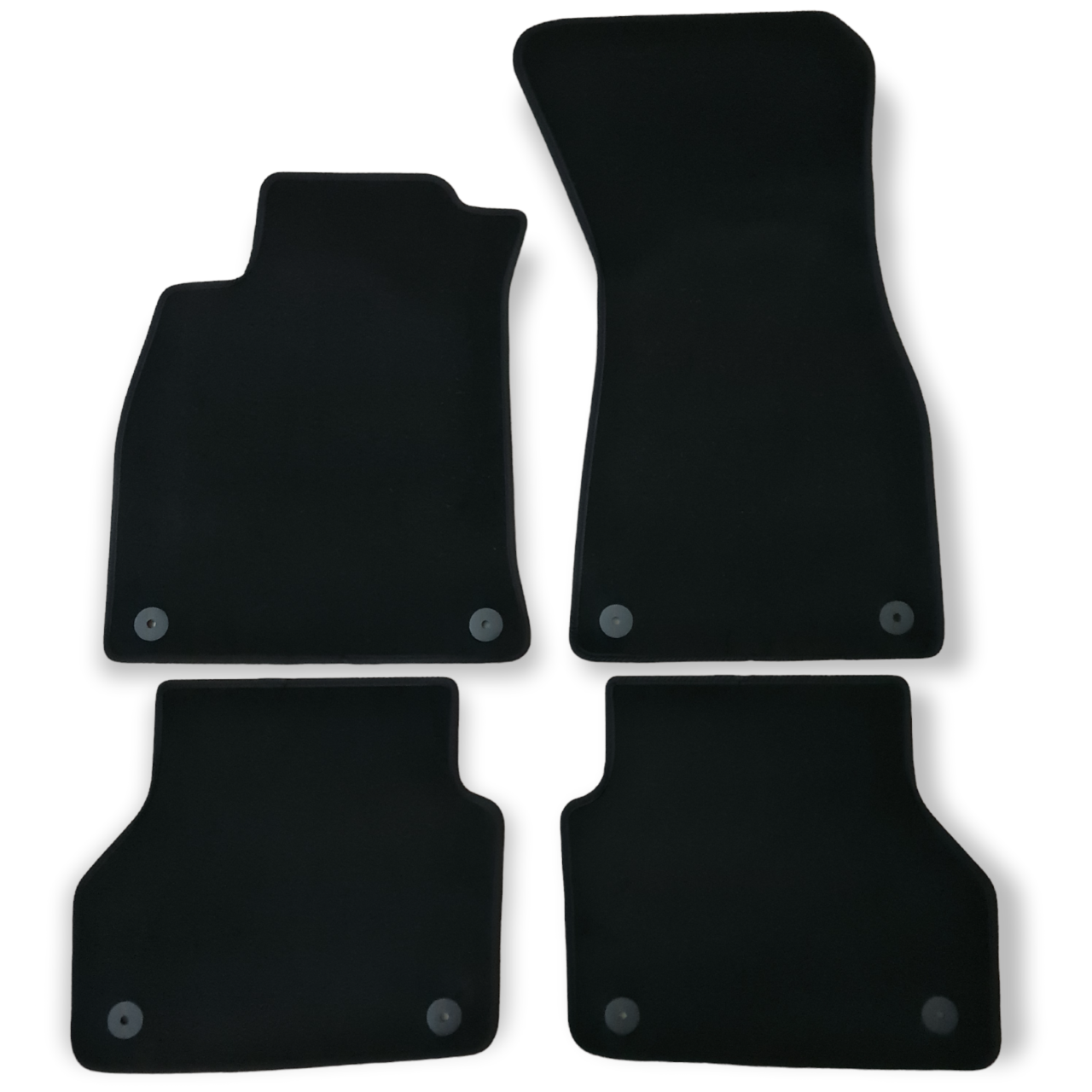 For Audi A6 C8 Carpet Floor Mats 2019-2025 OEM Quality Velour Auto Rugs Liners