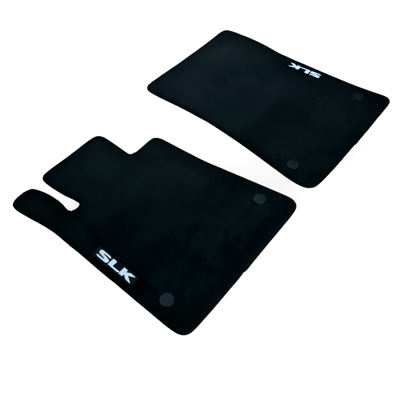 Car Floor Mats Velour For AMG Mercedes SLK R172 Waterproof Black Auto Liners New