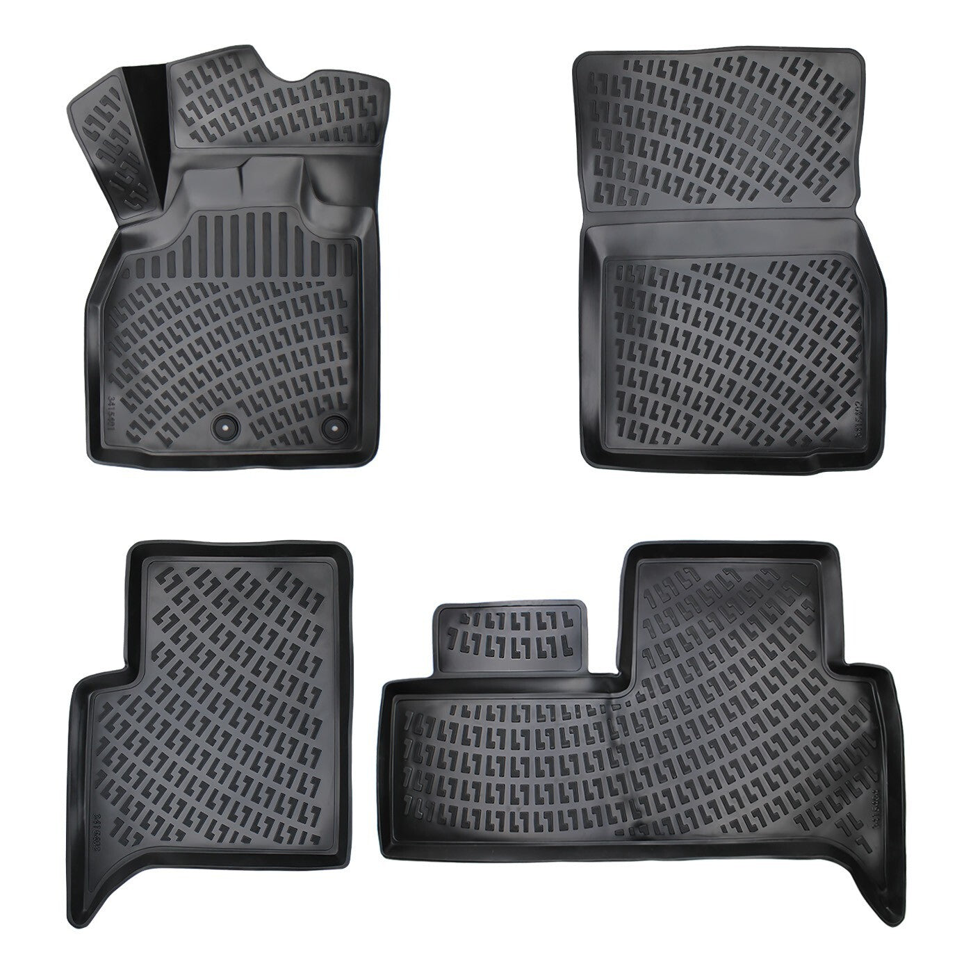 Floor Mats Liners For Renault Scenic 3 2009-2016 All Weather Heavy Duty 3D Rugs