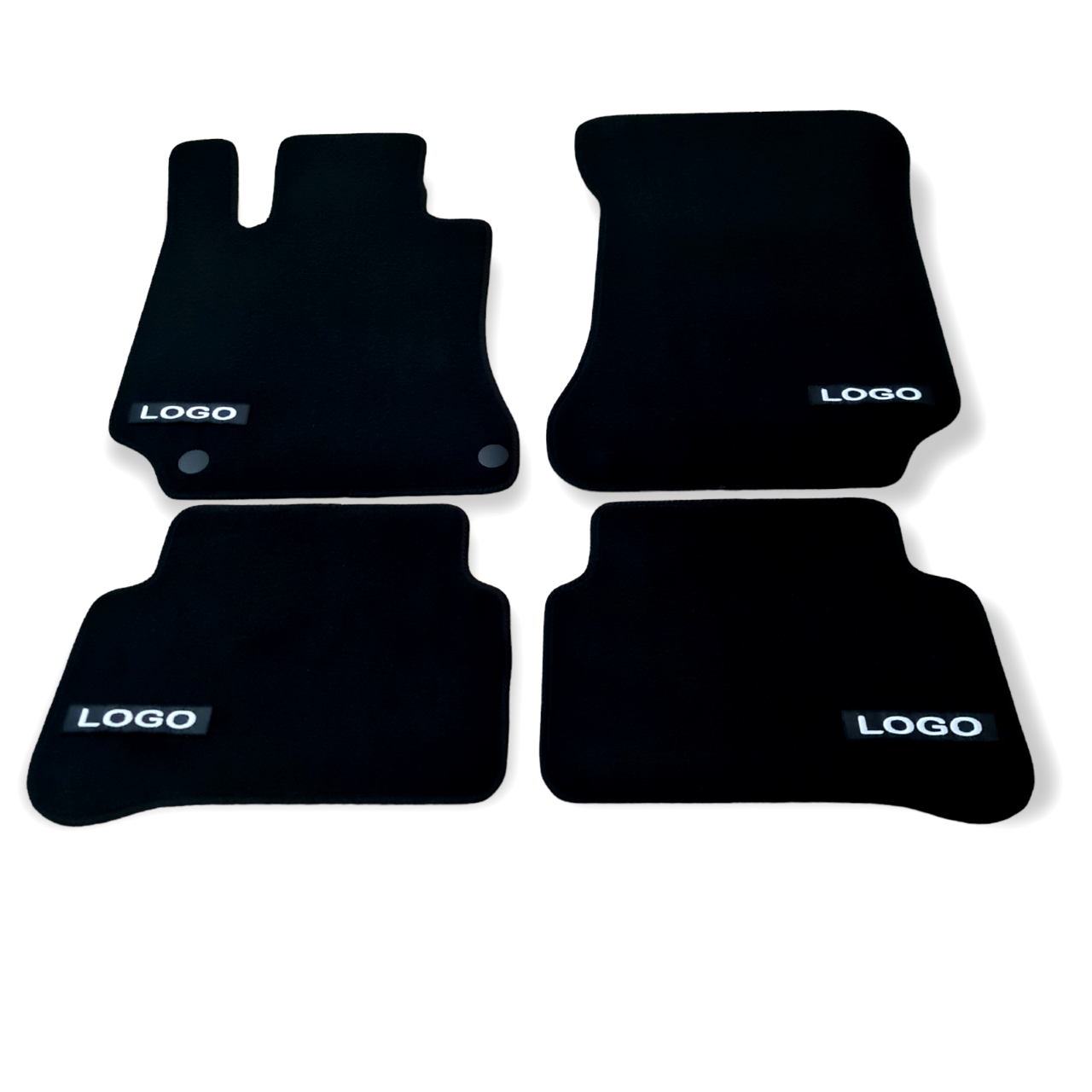 Velour Car Floor Mats For Mercedes E Class AMG 2009 2015 W212 Waterproof Black