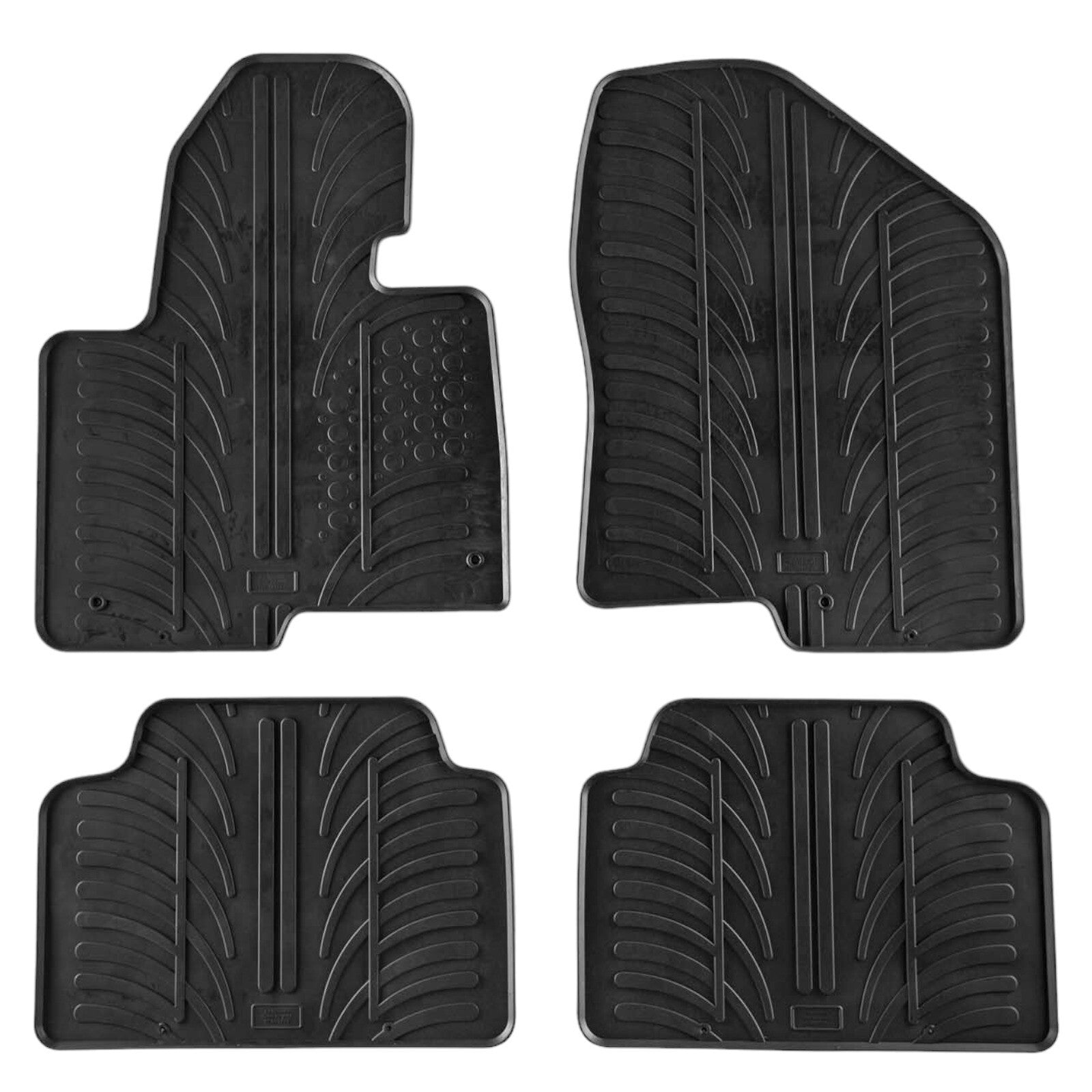 Rubber Car Floor Mats For Hyundai SANTA FE All Weather Heavy Duty Rugs Liners