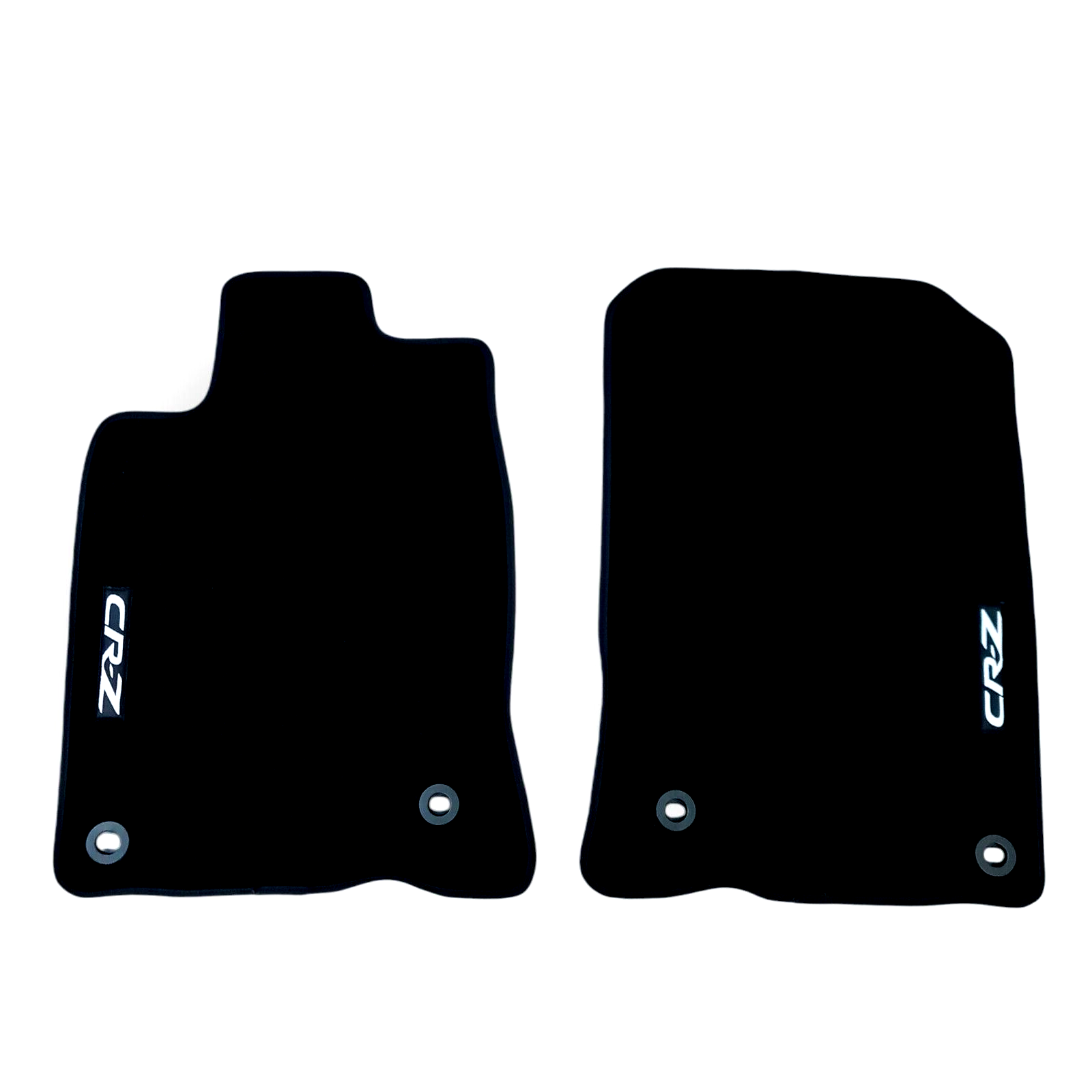 Car Floor Mats Velour For Honda CR-Z Waterproof Black Carpet Rugs Auto Liners