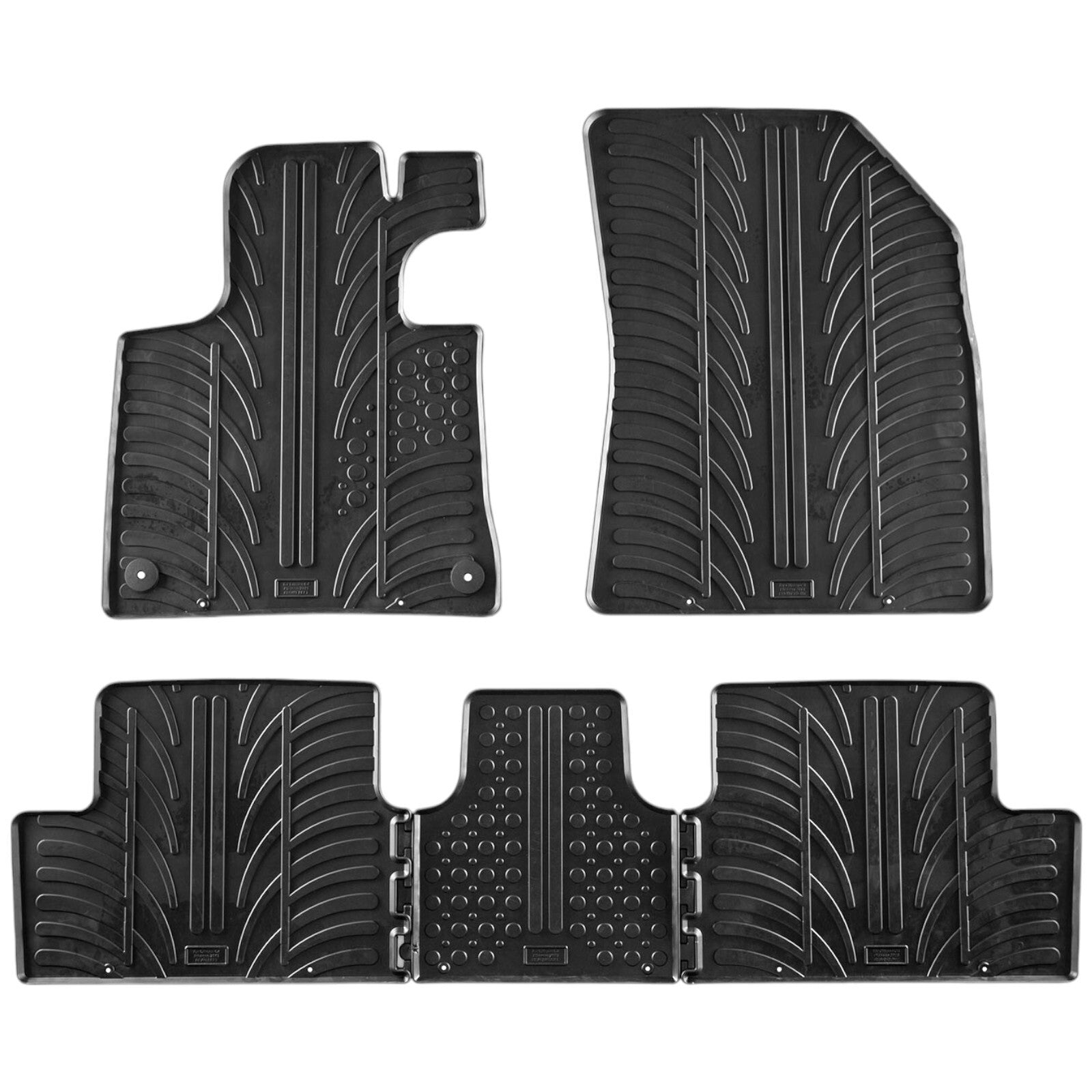 Rubber Car Floor Mats For Citroen C4 Picasso All Weather Heavy Duty Auto Liners