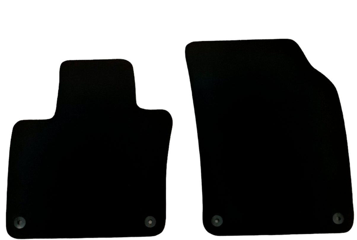Front Car Floor Mats For Volvo XC-90 Velour Waterproof Carpet Auto Liners 2pcs