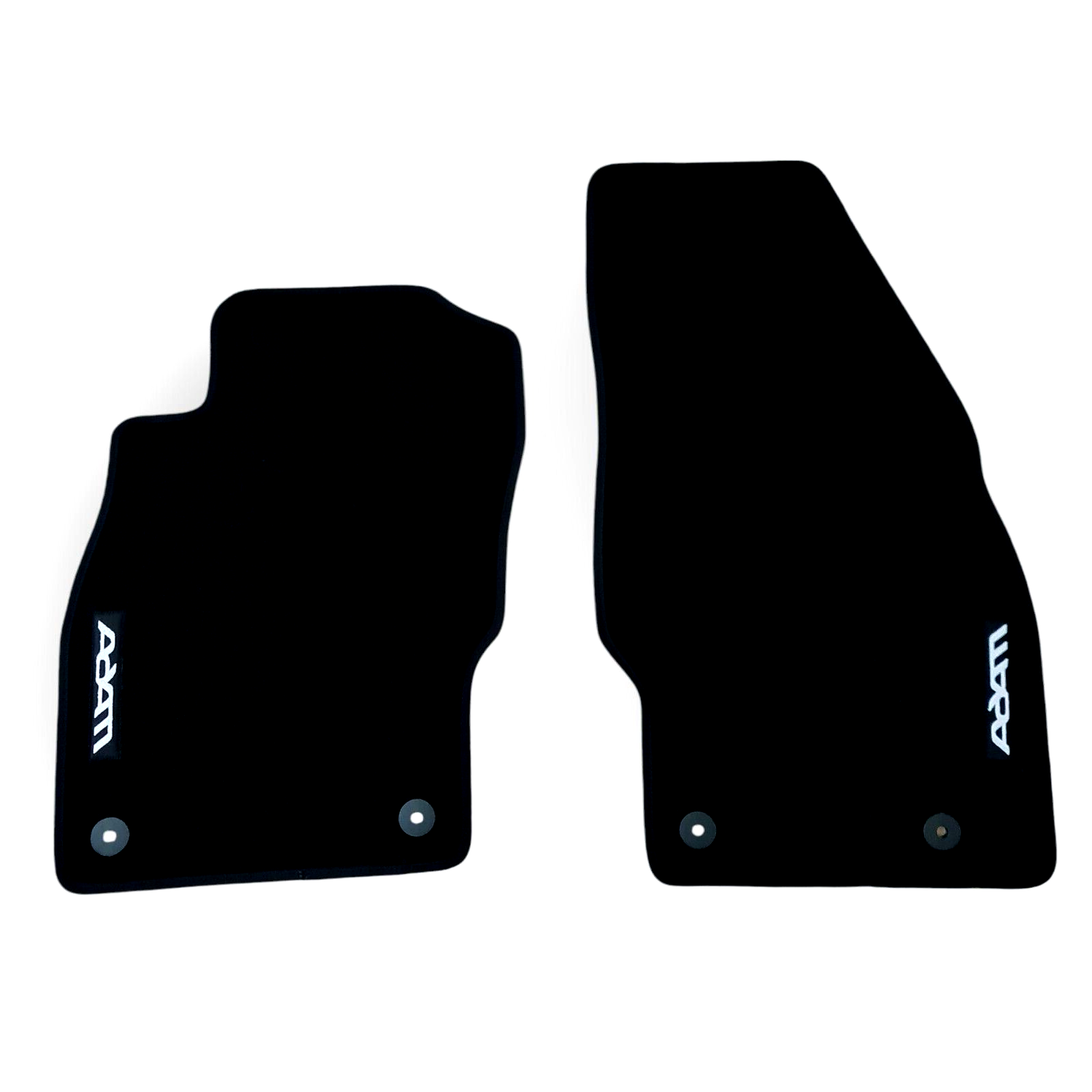 Car Floor Mats Velour For Opel Adam Auto Liners Waterproof Black Carpet Rugs New