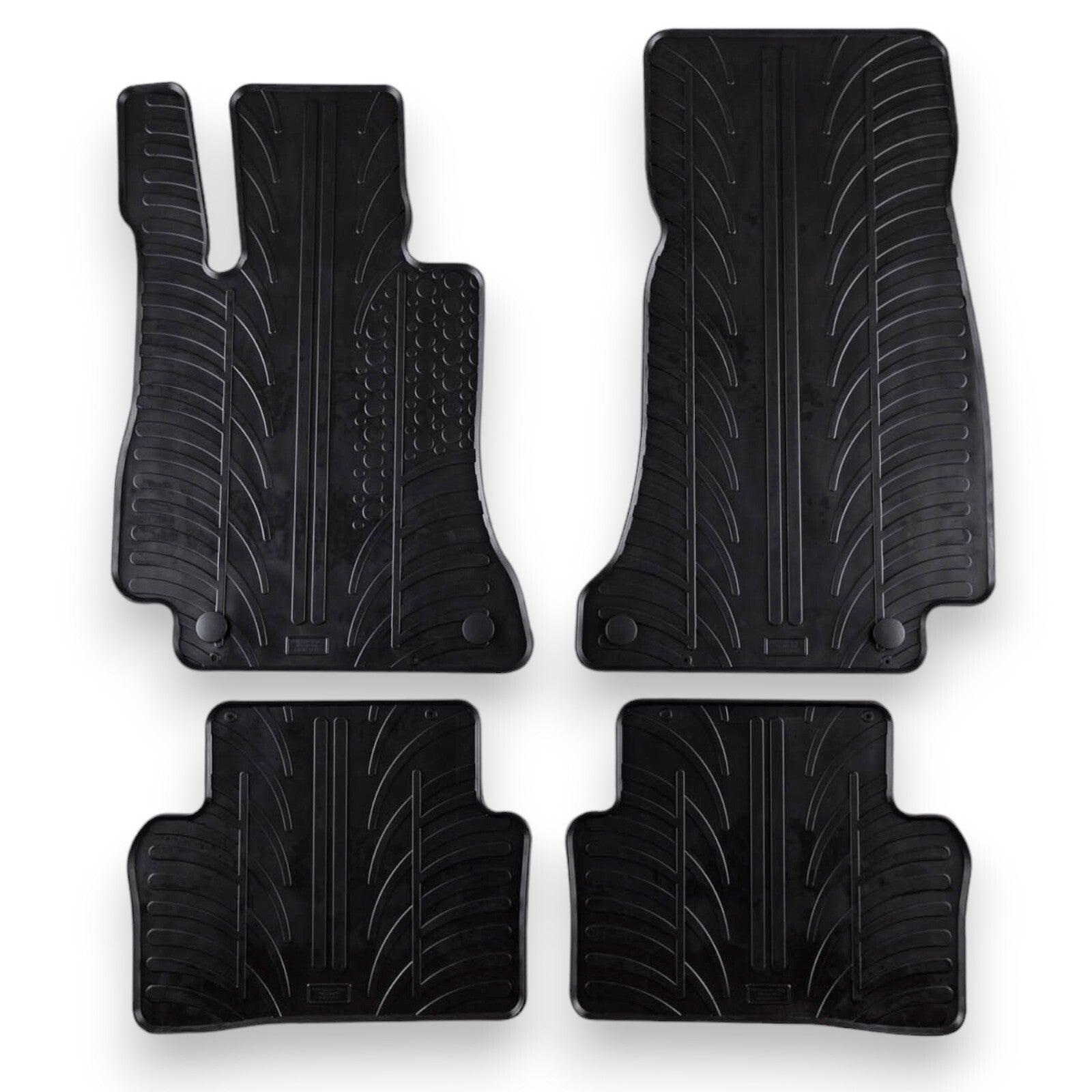 Rubber Car Floor Mats For Mercedes E Class W213 All Weather Heavy Duty Liners