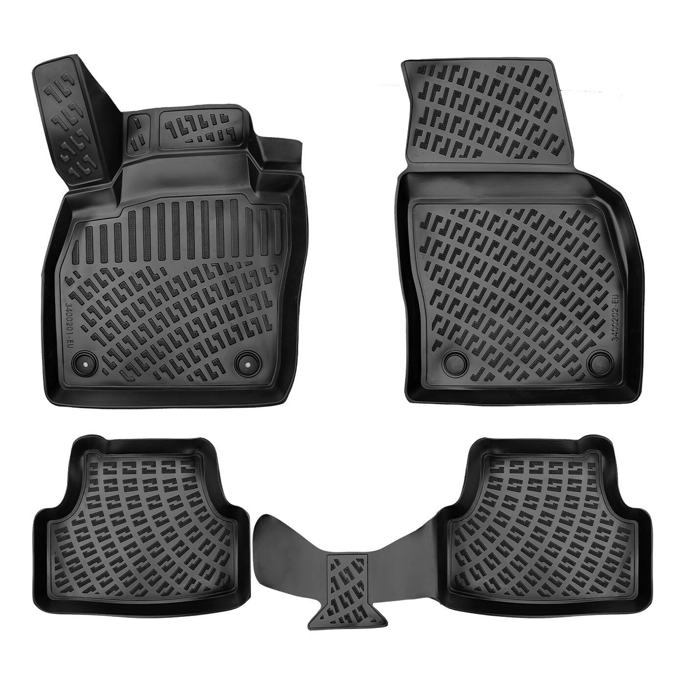 Car Floor Mats Liners For Seat Ibiza 2017-2025 All Season Heavy Duty Auto Rugs