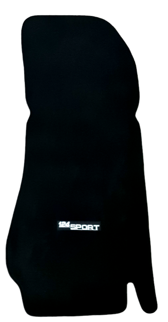 Front Car Floor Mats Velour For Fiat 124 Sport Waterproof Carpet Rugs Liners 2pc