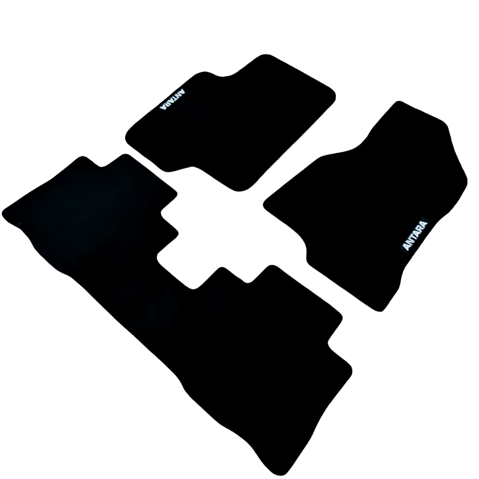 Car Floor Mats Velour For Opel Antara Auto Liners Waterproof Black Carpet Rugs