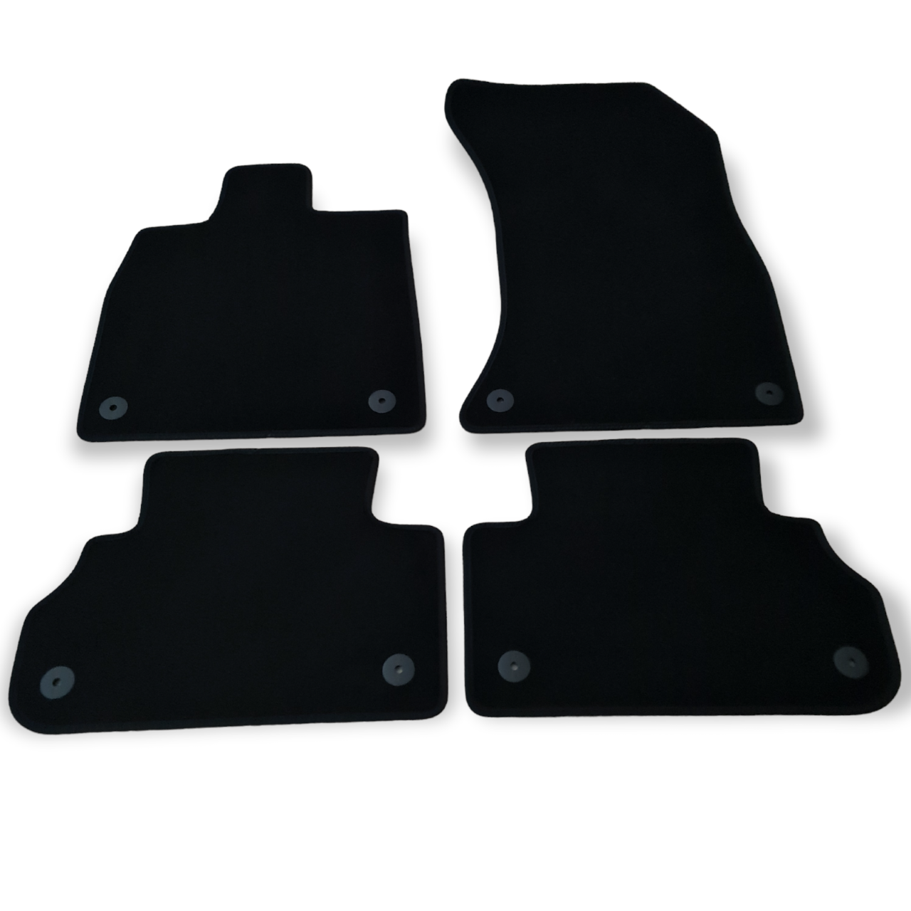 Car Floor Mats Velour For Audi Q5 SQ5 FY Waterproof Black Carpet Auto Liners New