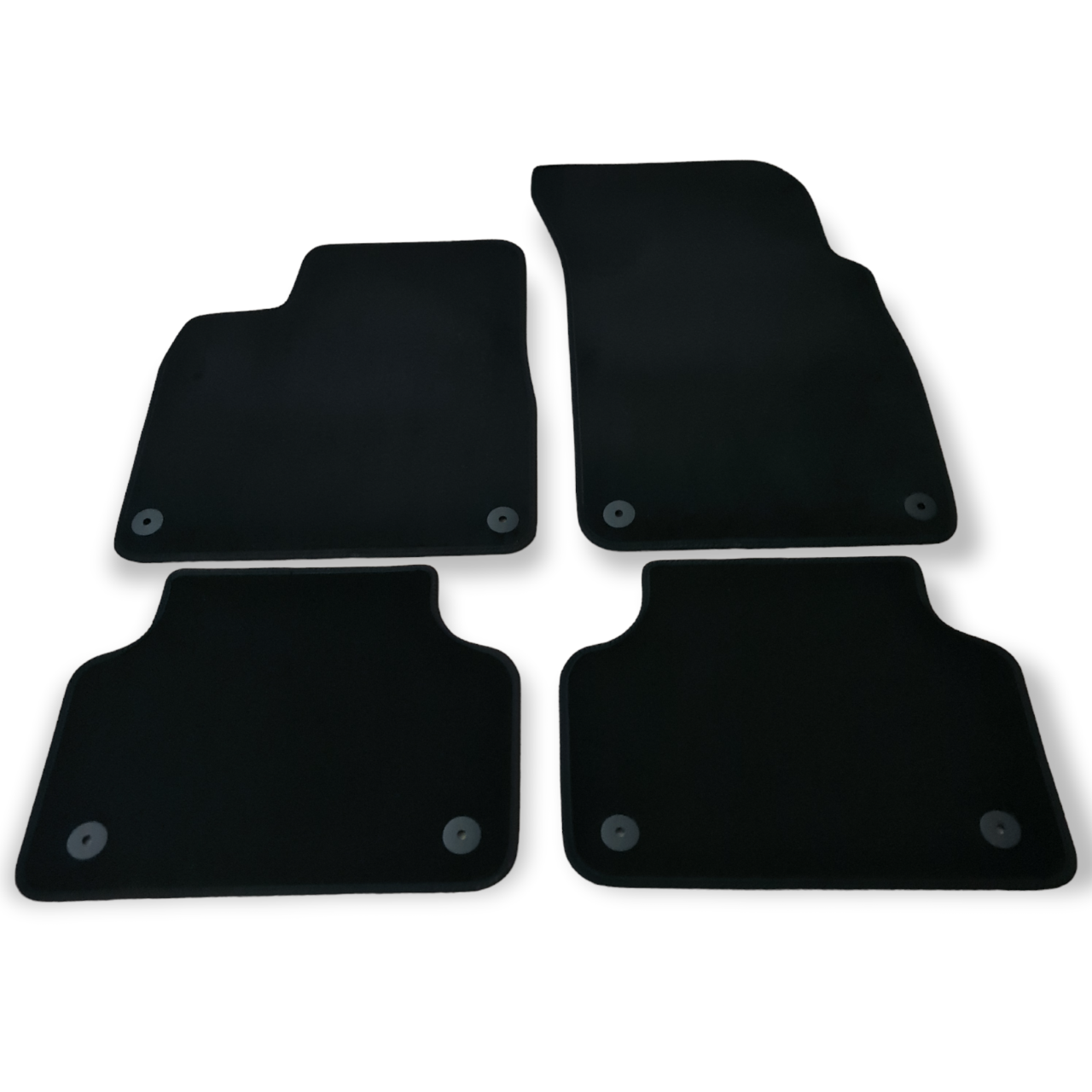 Car Floor Mats Velour For Audi Q7 SQ7 4M Waterproof Black Carpet Auto Liners New