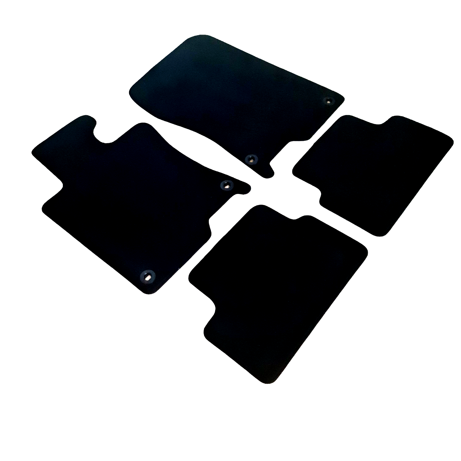 Car Floor Mats Velour For Honda Accord Waterproof Black Carpet Rugs Auto Liners