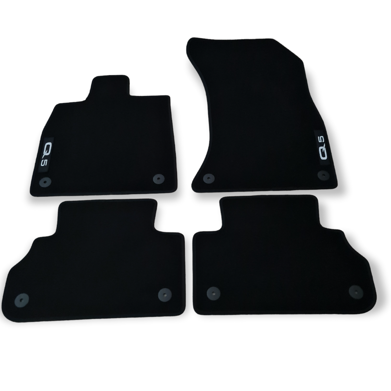Car Floor Mats Velour For Audi Q5 SQ5 FY Waterproof Black Carpet Auto Liners New