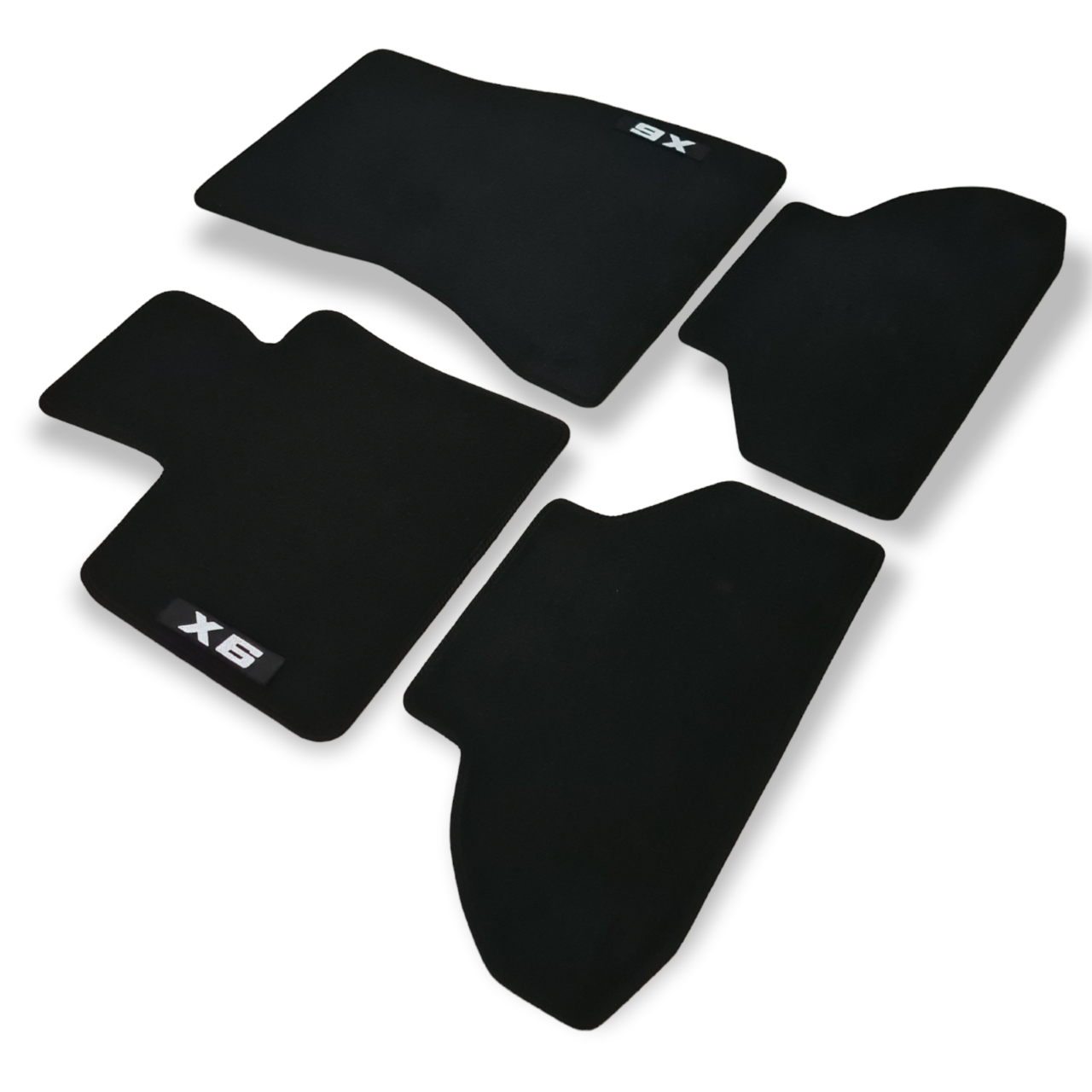 Car Floor Mats For Velour BMW X6 F16 MX6 Waterproof Black Carpet Auto Liners New