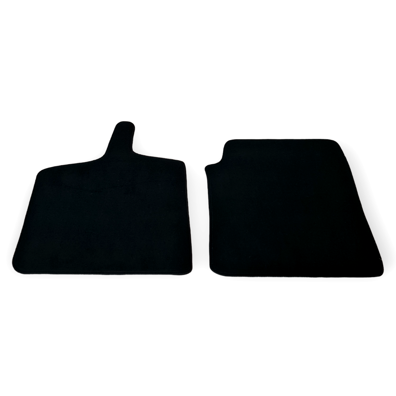 Car Floor Mats For Smart For Two Velour Waterproof Black Carpet Auto Liners New