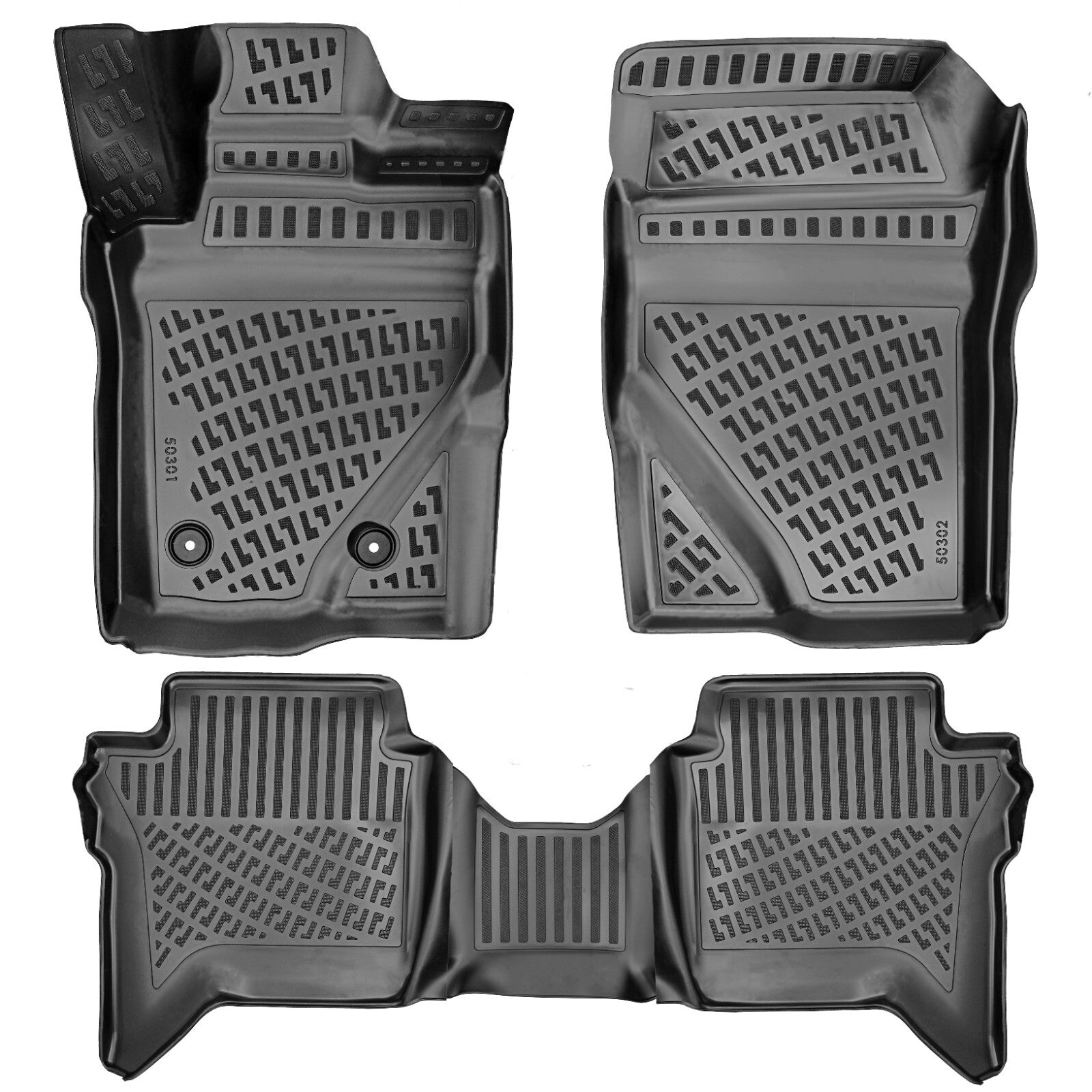 Floor Mats Liners For VW Volkswagen Amarok 2023-2025 All Weather Heavy Duty Rugs