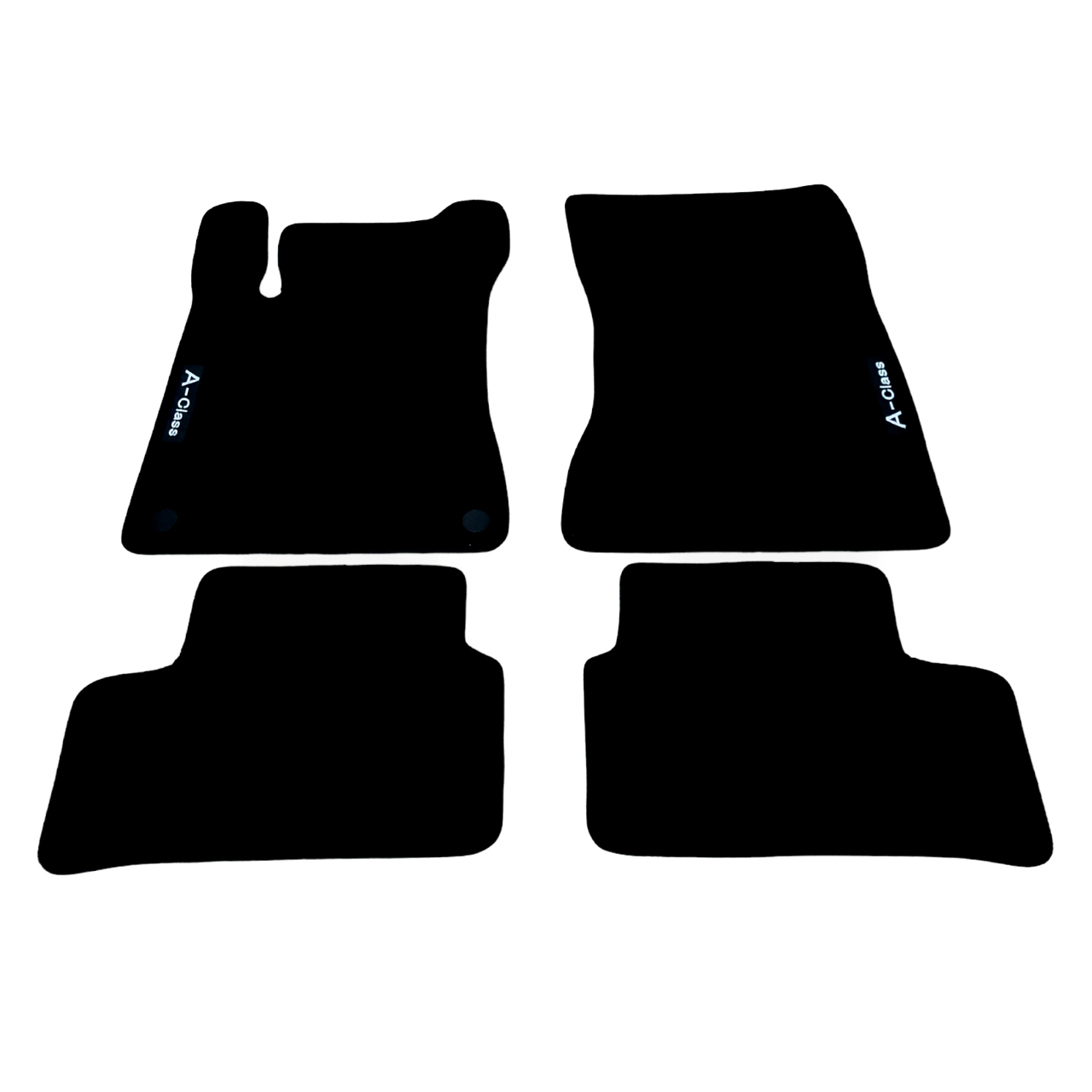 Car Floor Mats For Mercedes A Class Velour Auto Liners Waterproof Black Carpet