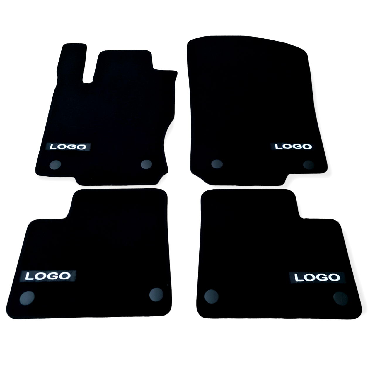 Velour Car Floor Mats For Mercedes GLE AMG W166 Auto Liners Waterproof Black New