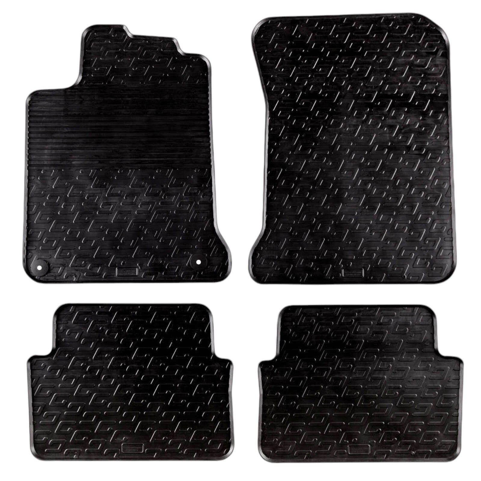 Rubber Car Floor Mats For Renault Laguna MK3 All Weather Heavy Duty Auto Liners