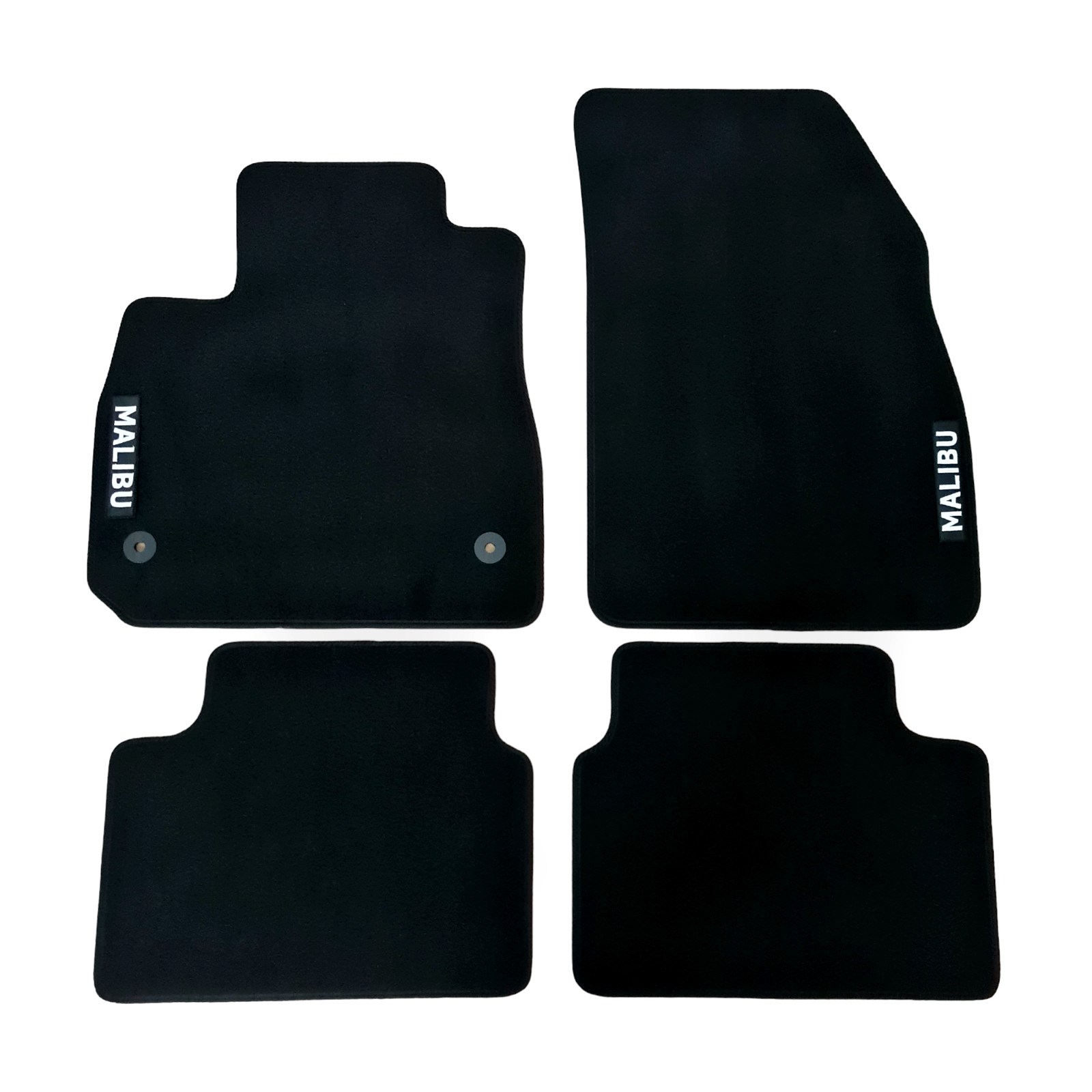 Car Floor Mats For Chevrolet Malibu Velour Waterproof Black Carpet Auto Liners
