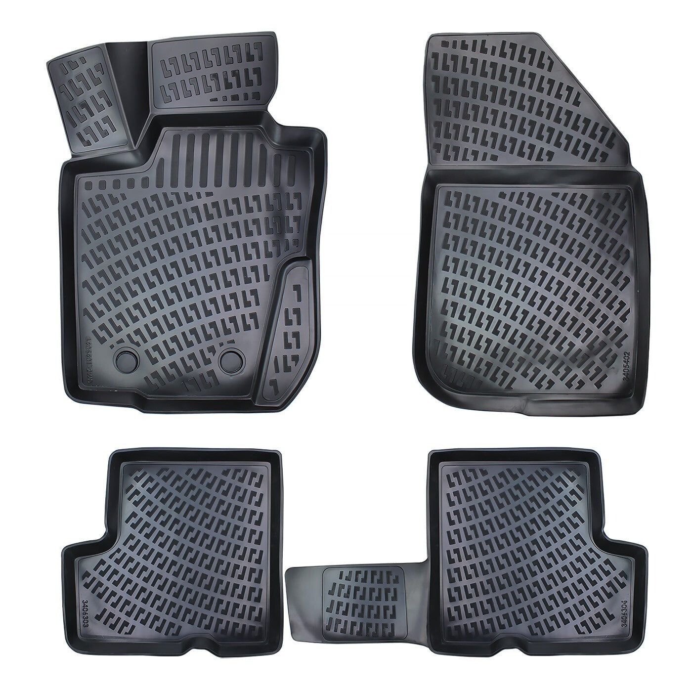 Floor Mats Liners For Dacia Duster 2023-2024 4x2 All Weather Heavy Duty Car Rugs