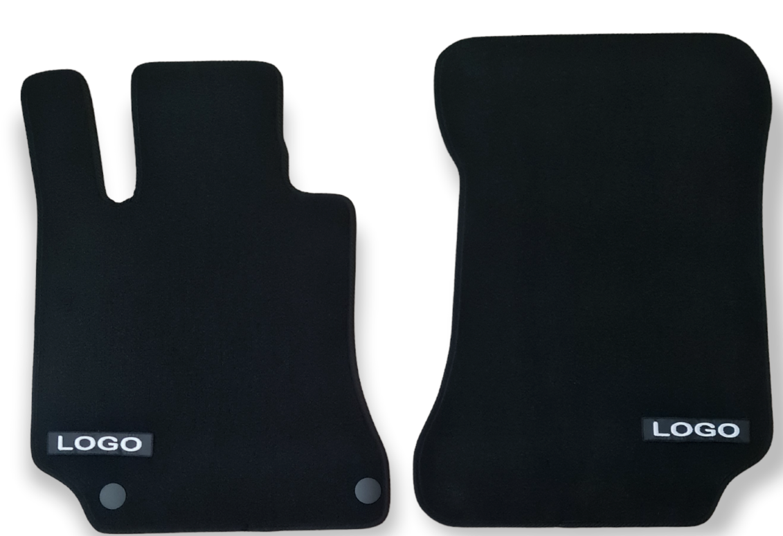 Front Velour Car Floor Mats For Mercedes CLS C218 AMG Waterproof Auto Liners 2pc