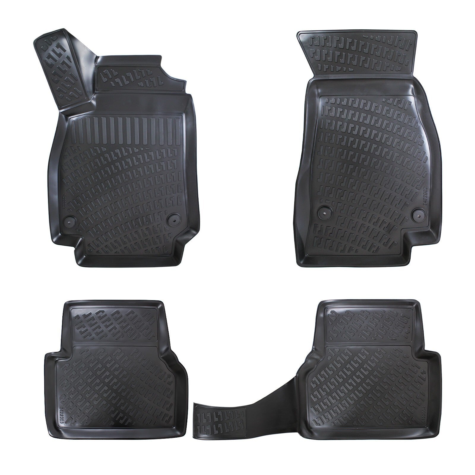 Floor Mats Liners For Audi A6 2011-2018 C7 All Weather Heavy Duty 3D Car Rugs