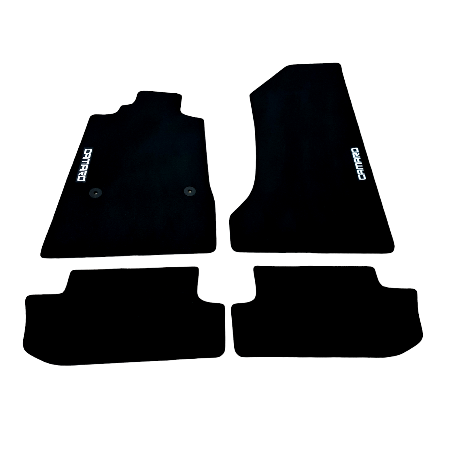 Car Floor Mats For Chevrolet Camaro Velour Waterproof Black Carpet Auto Liners