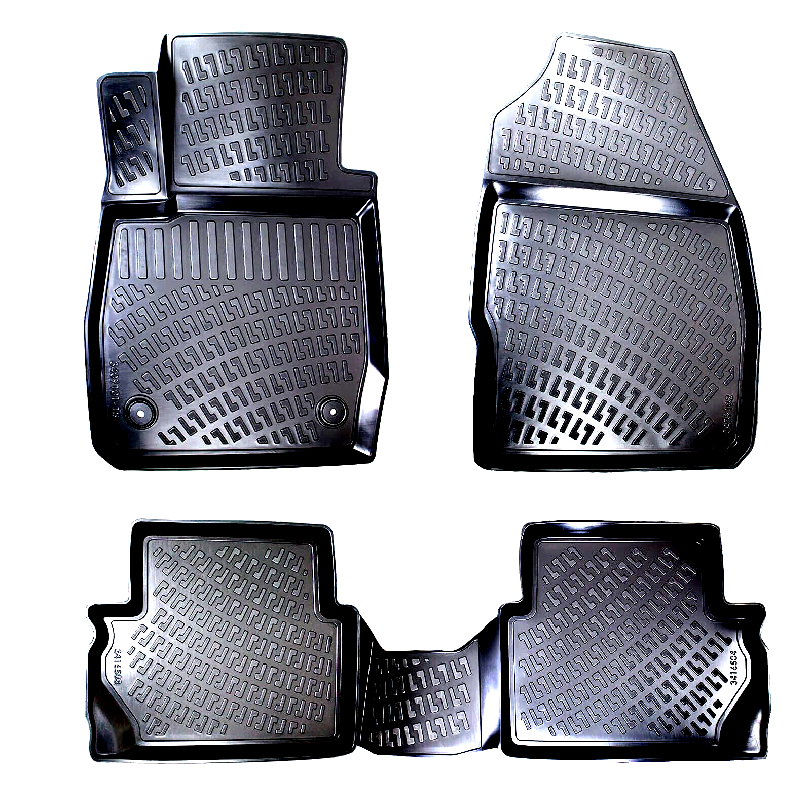 Car Floor Mats Liners For Ford Puma 2019-2025 All Season Heavy Duty 3D Auto Rugs
