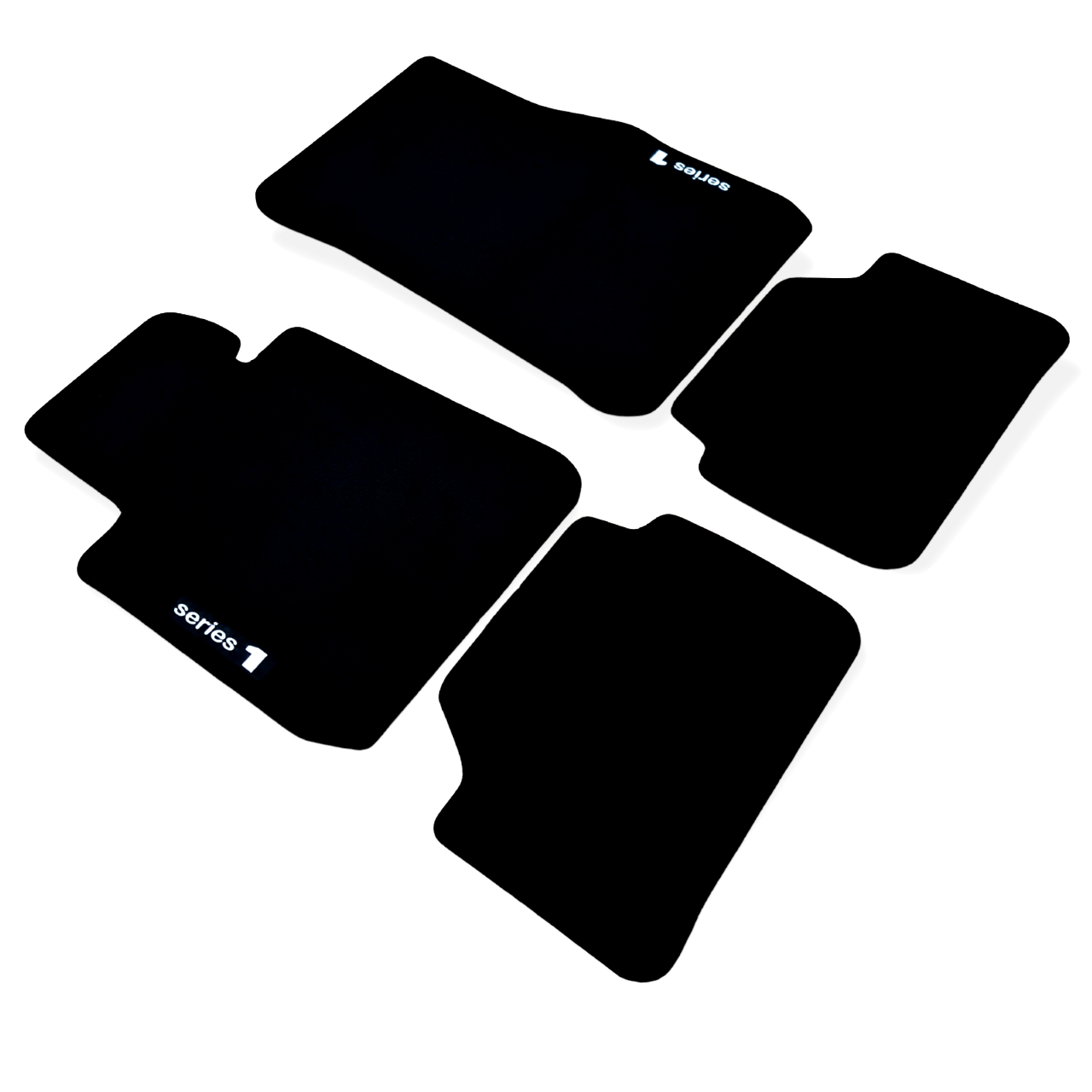 Car Floor Mats For BMW 1 F20 M1 Velour Waterproof Black Carpet Auto Liners New