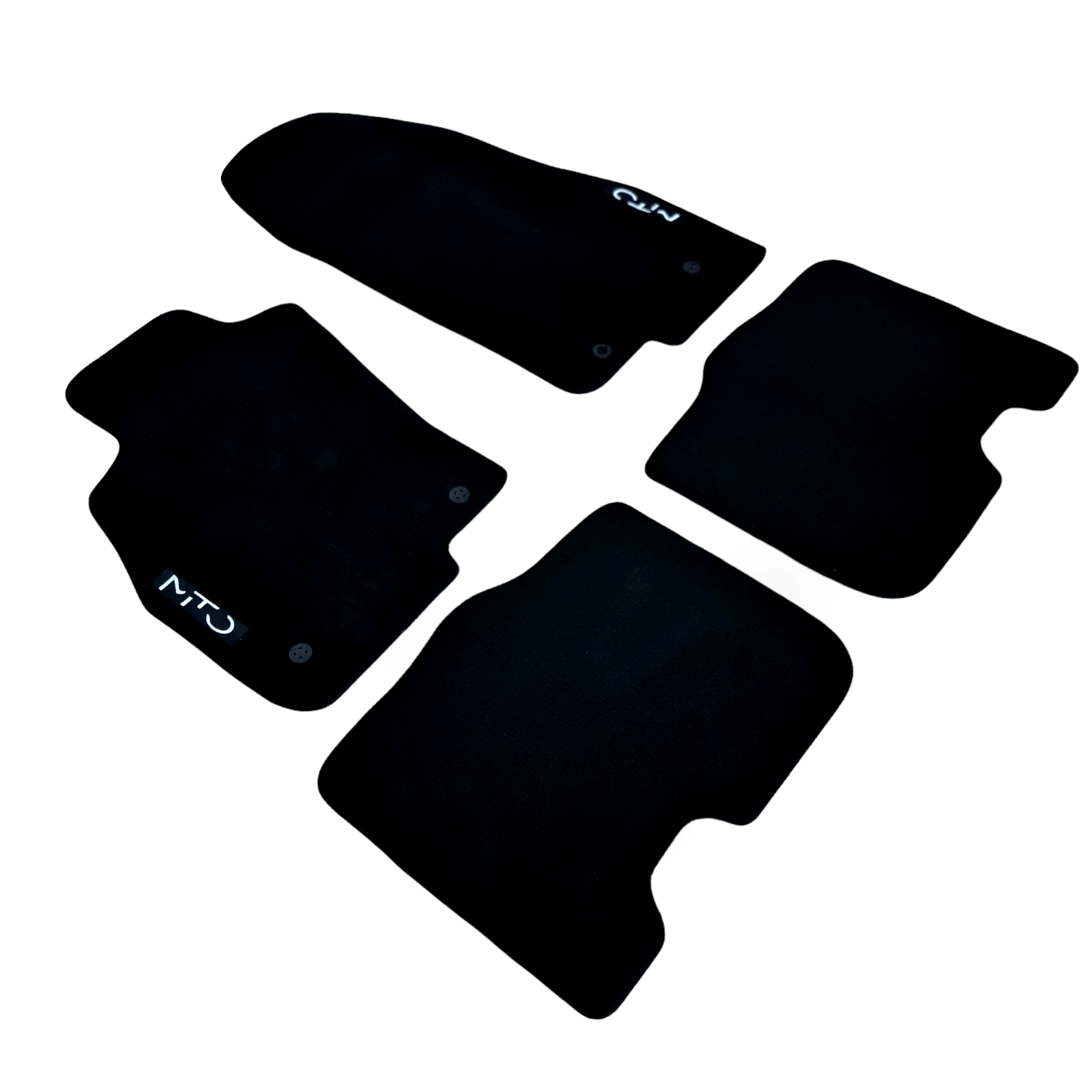 Car Floor Mats Velour For Alfa Romeo MITO Waterproof Black Carpet Auto Liners