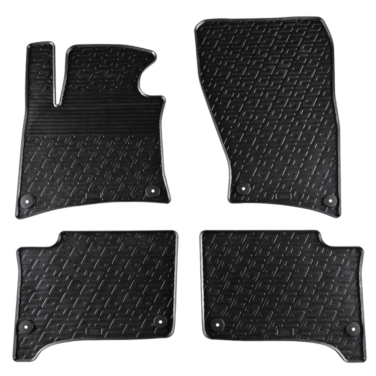 Rubber Car Floor Mats For VW Touareg All Weather Heavy Duty Rugs Auto Liners New
