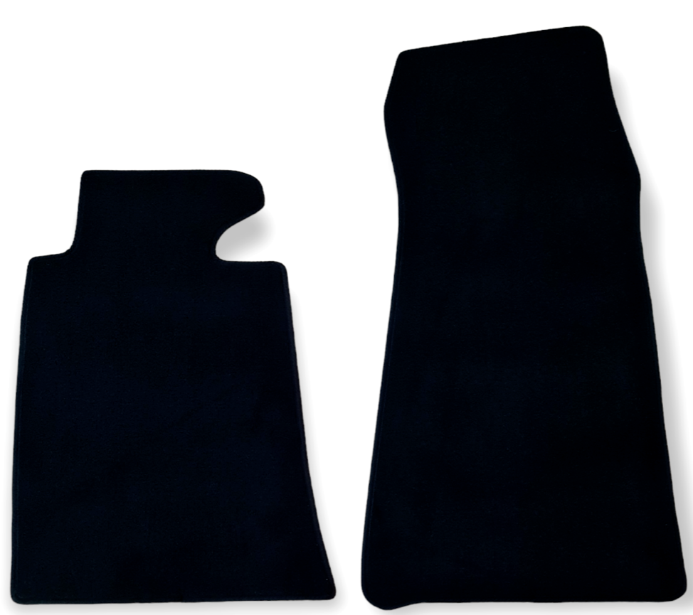 Front Car Floor Mats Velour For BMW 5 E34 Waterproof Carpet Auto Liners New 2pcs