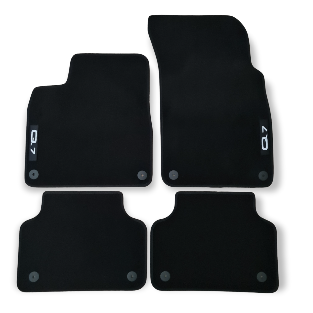 For Audi Q7 Carpet Car Floor Mats 2016-2025 OEM Quality Velour Auto Rugs Liners