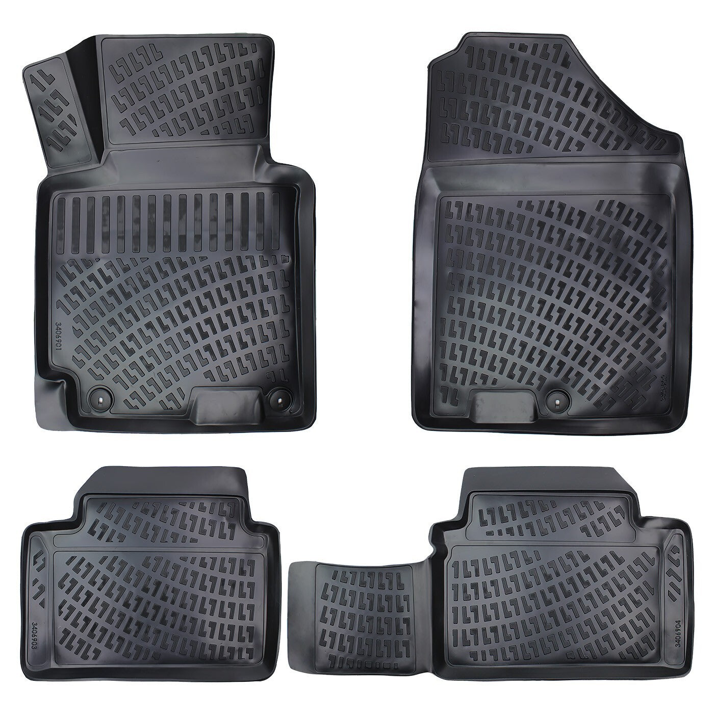 Car Floor Mats Liners For Kia Ceed 2012-2017 All Season Heavy Duty Auto Rugs New