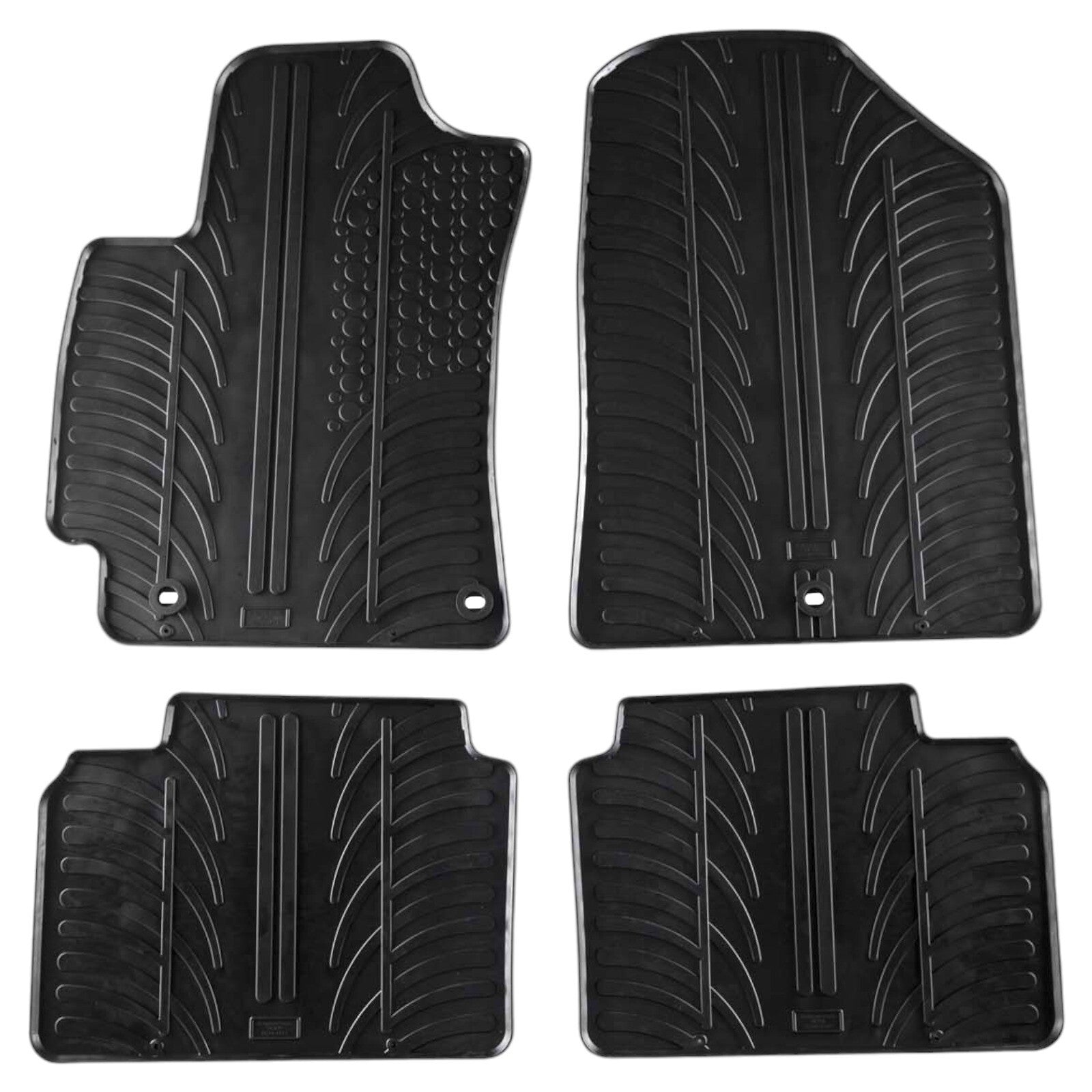 Rubber Car Floor Mats For Hyundai ELANTRA All Weather Heavy Duty Rugs Liners New