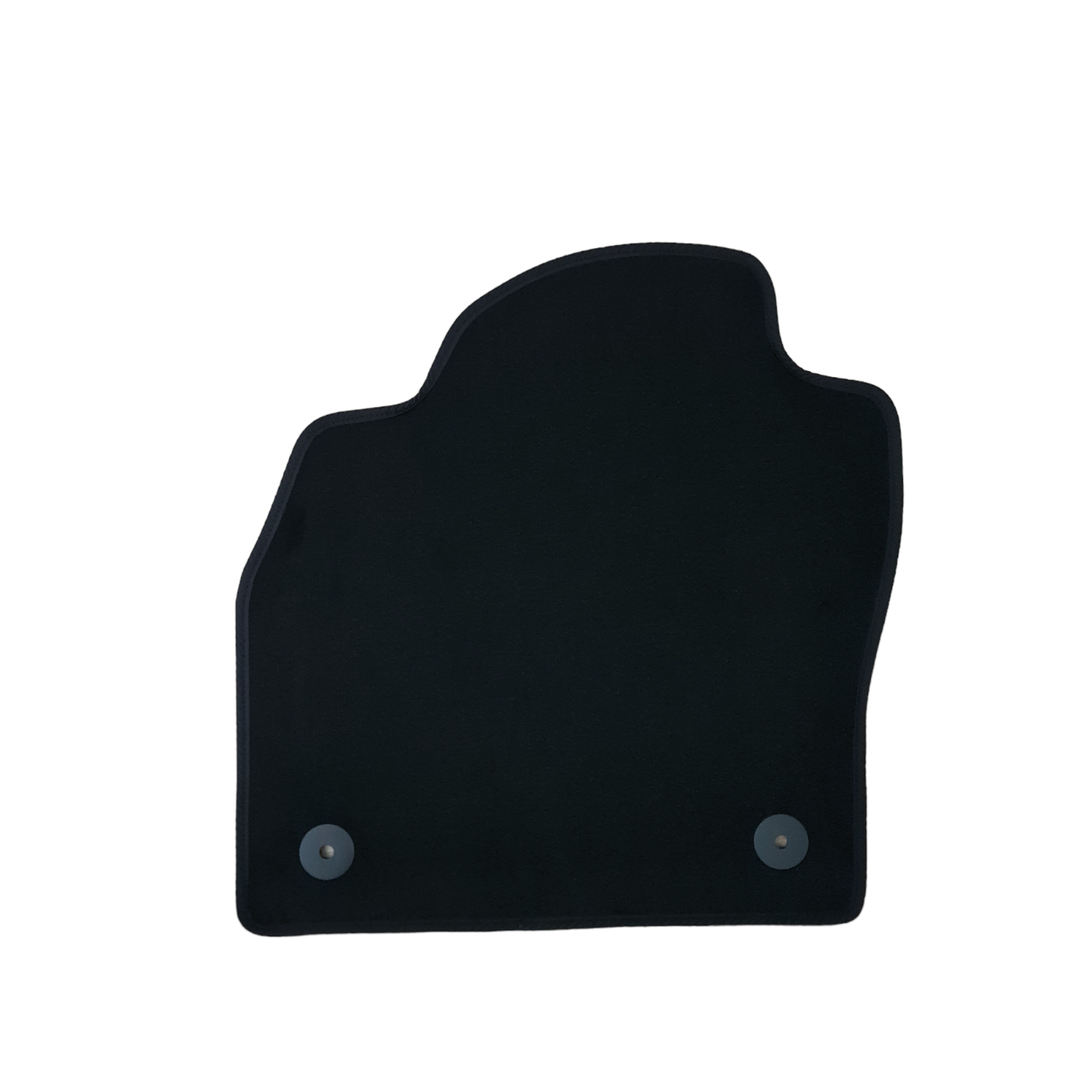 Front Car Floor Mats Velour For VW Polo Waterproof Black Carpet Liners New 2pcs