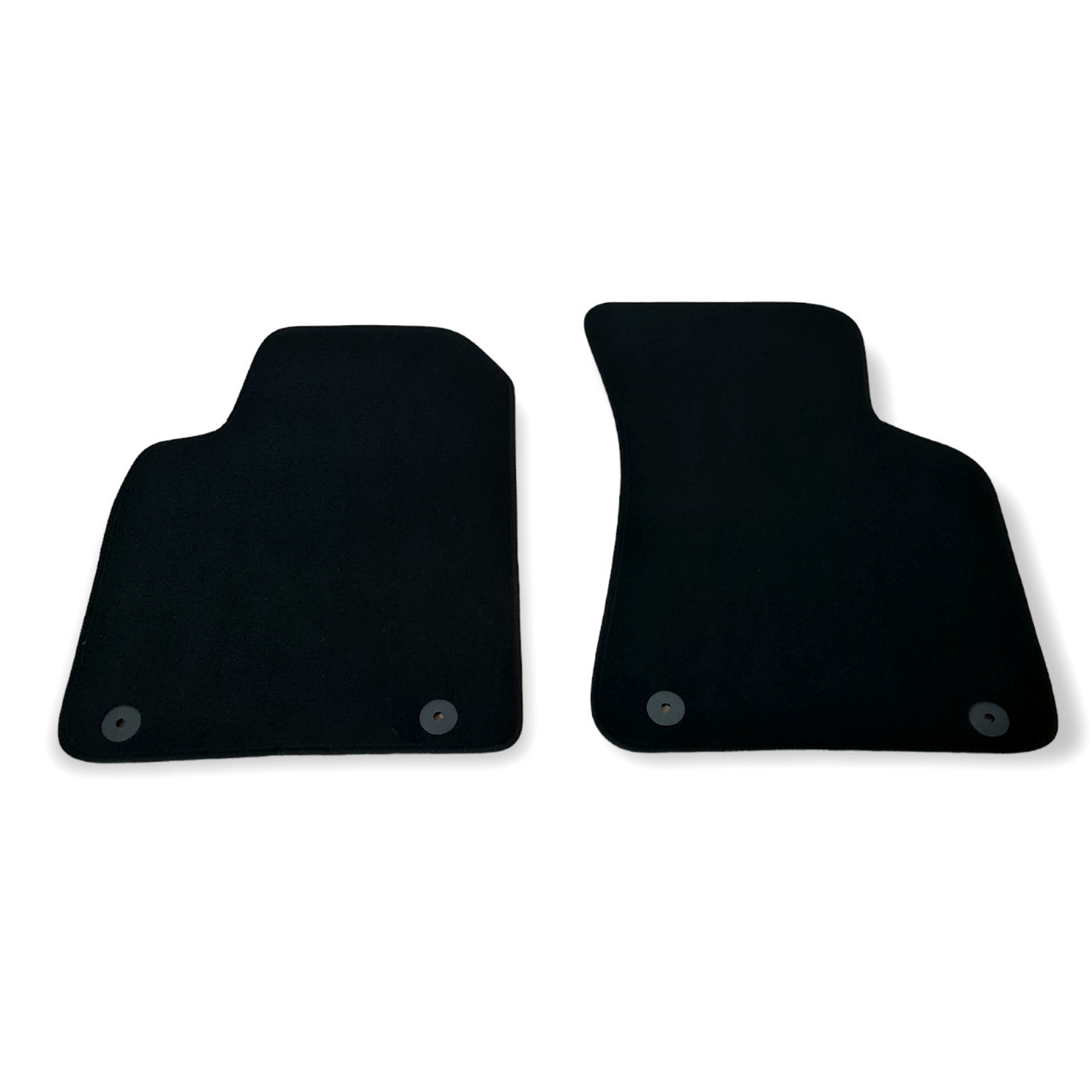 Front Car Floor Mats Velour For Audi TT Waterproof Black Carpet Auto Liners 2pcs