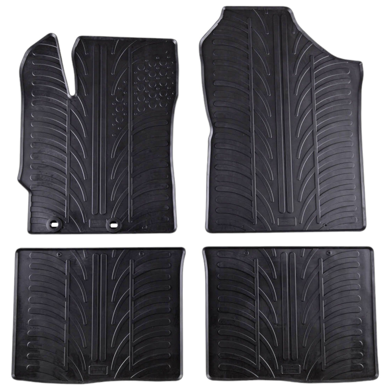 For Toyota Yaris 2011-2019 Car Floor Mats Rubber All Weather Heavy Duty Liners