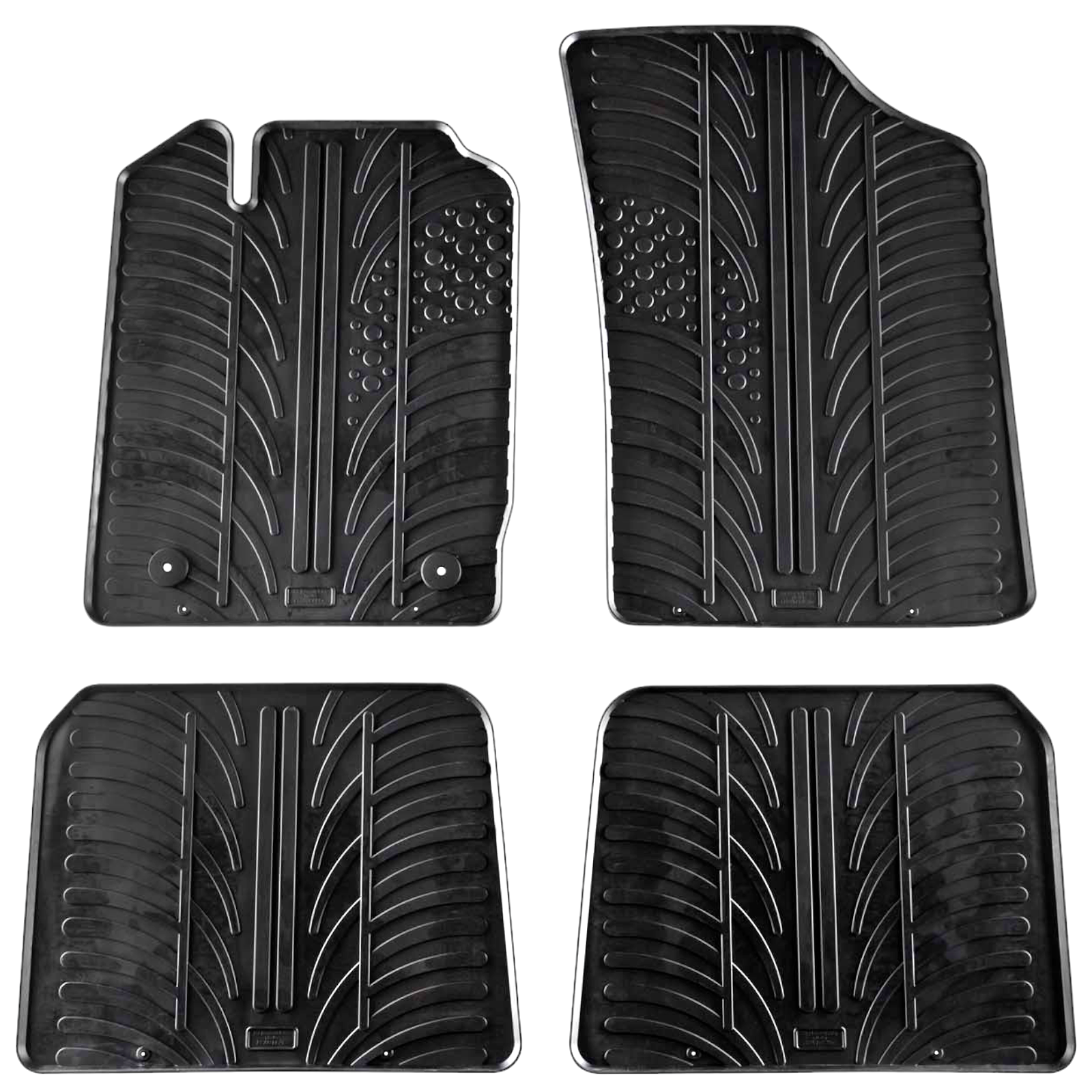 For Renault Clio 1998-2005 Car Floor Mats Rubber All Weather Heavy Duty Liners