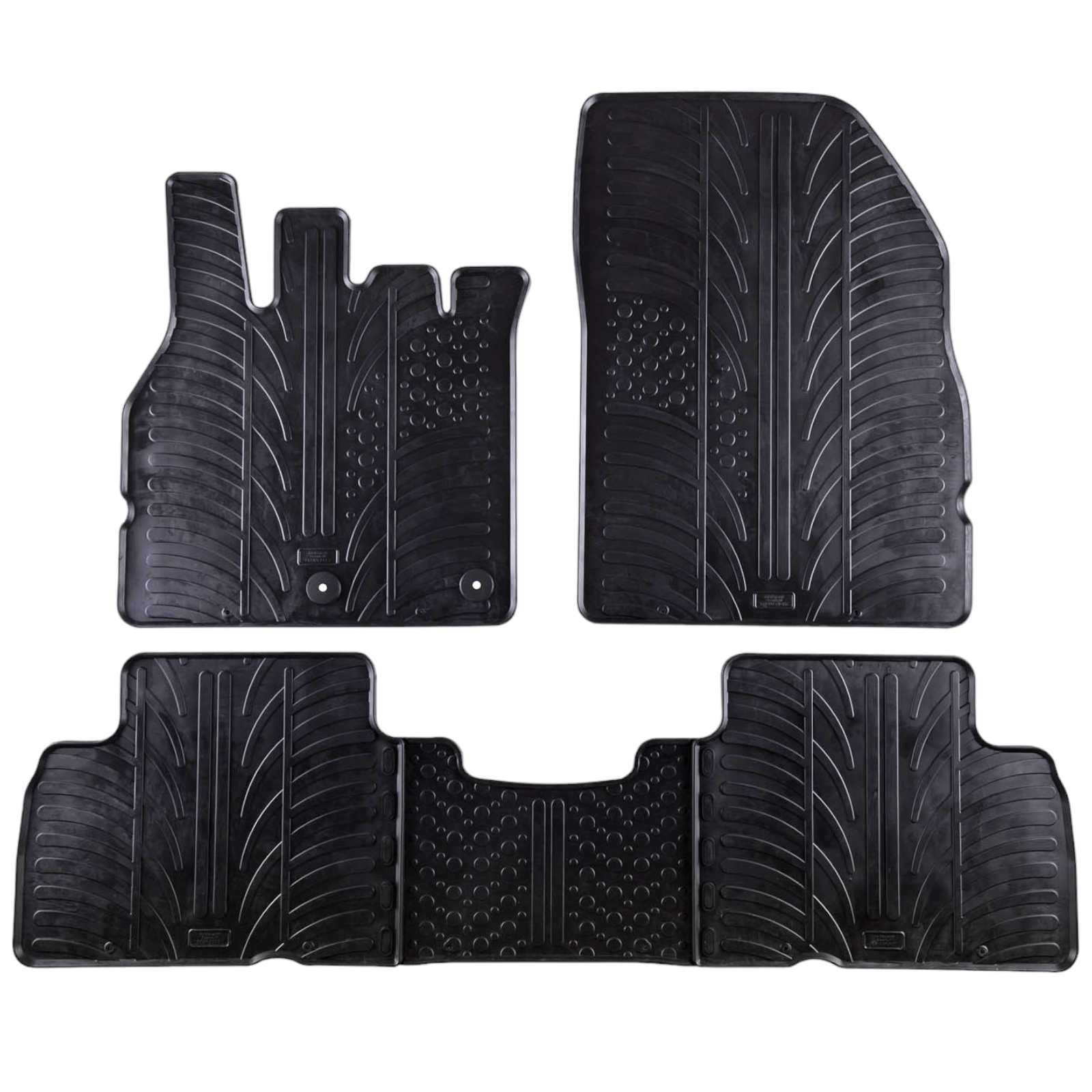 For Renault Scenic 2009-2016 Car Floor Mats Rubber All Weather Heavy Duty Liners