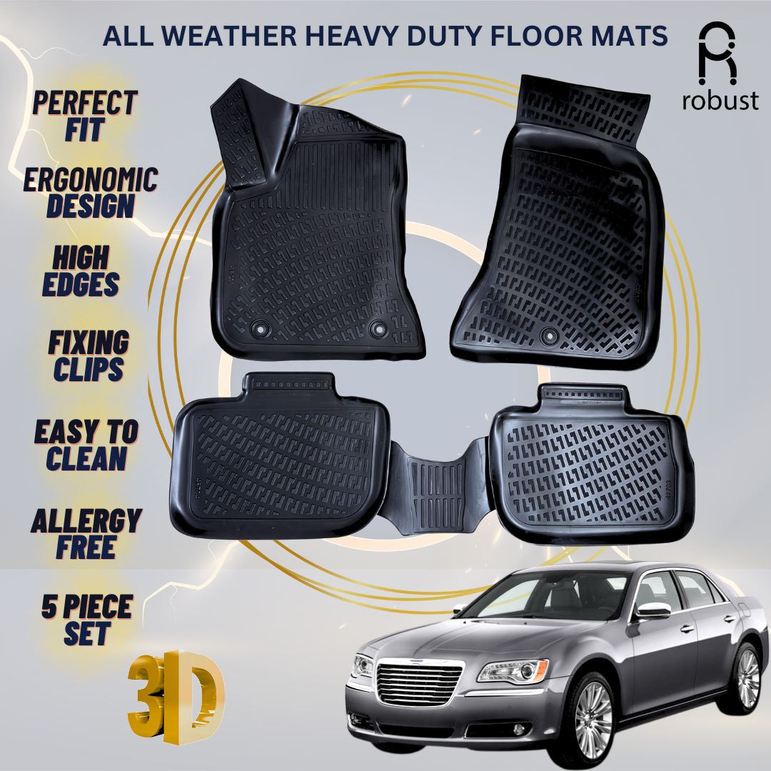 Floor Mats Liners For Chrysler 300C 2011-2014 All Weather Heavy Duty 3d Car Rugs