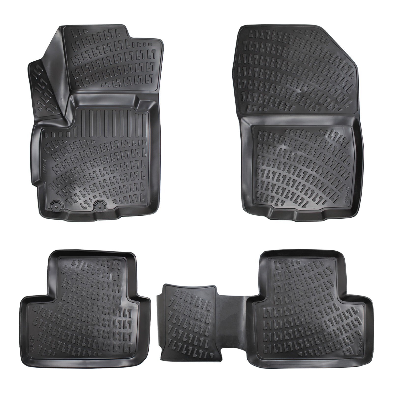 Floor Mats Liners For Mitsubishi ASX 2019-2022 All Weather Heavy Duty 3D Rugs