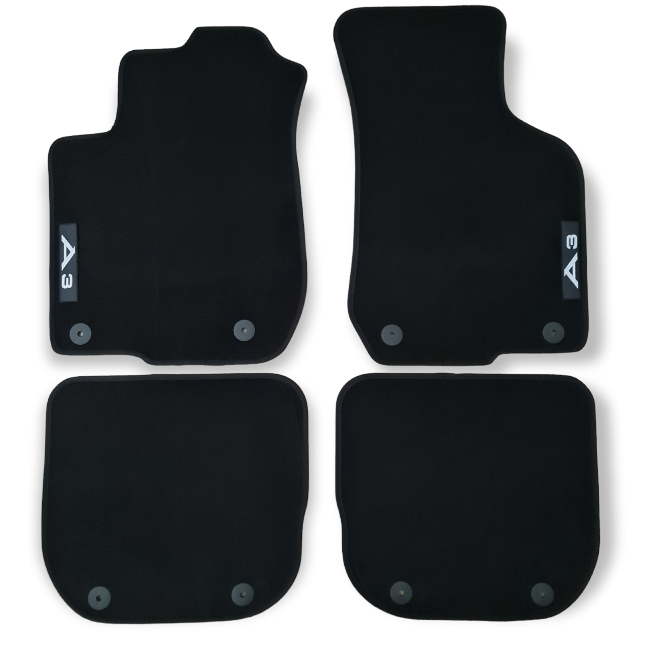 Car Floor Mats Velour For Audi A3 Waterproof Black Carpet Auto Liners New Rugs