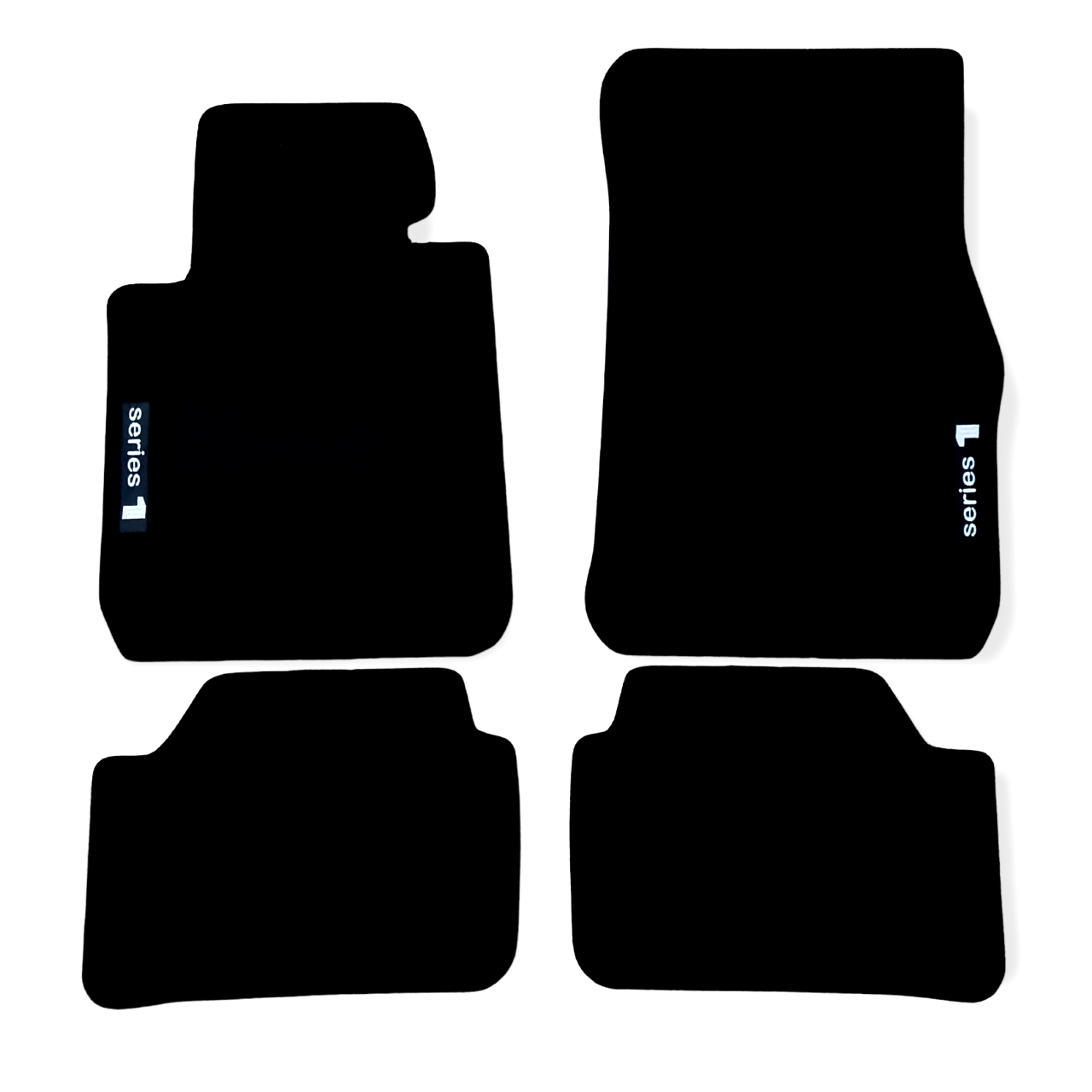 Car Floor Mats For BMW 1 F20 M1 Velour Waterproof Black Carpet Auto Liners New